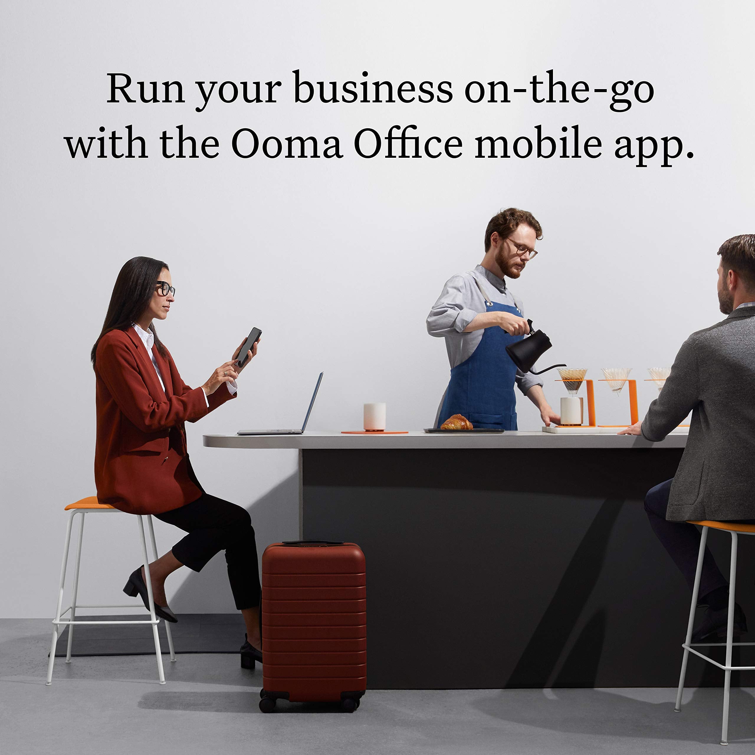 Ooma Provisioned Yealink T31W Wi-Fi Business Ip Phone. Works Only With Ooma Office Cloud-Based Voip Phone Service With Virtual R