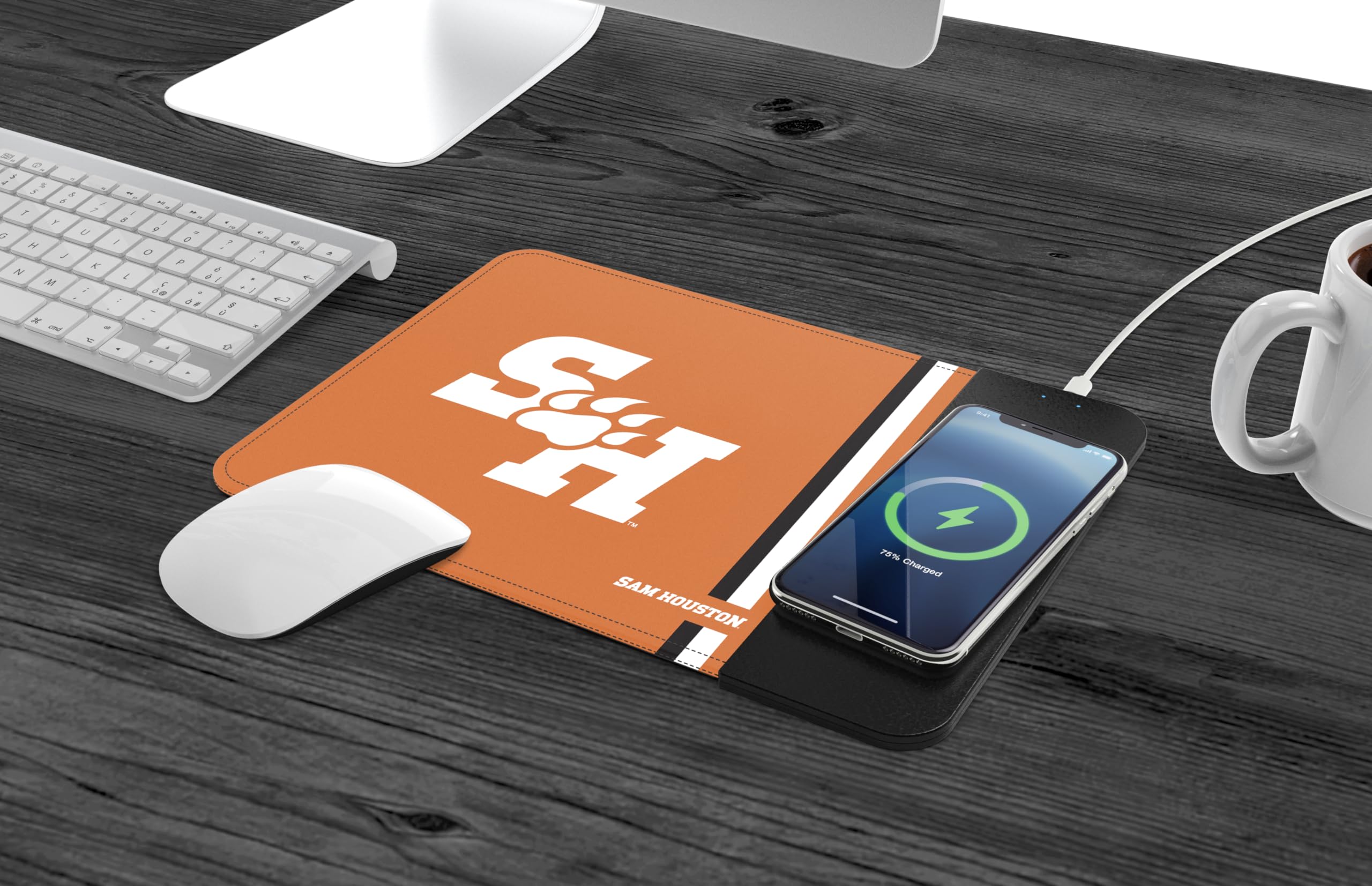 Soar Ncaa Wireless Charging Mouse Pad, Sam Houston State Bearkats