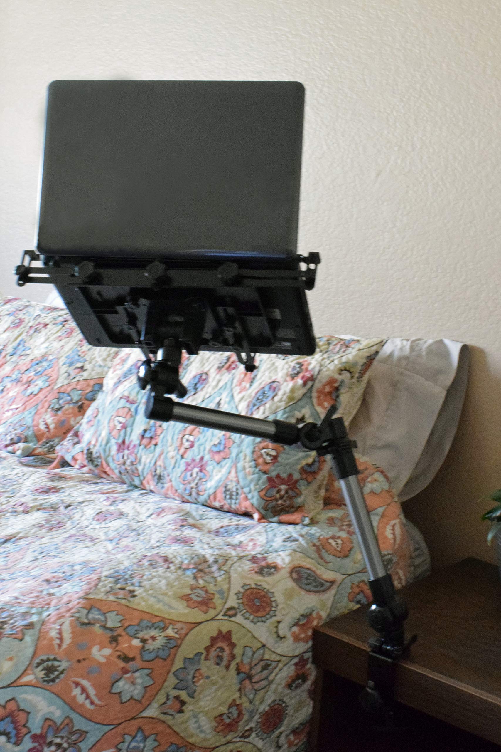 Mobotron Ms 526 Heavy Duty Car Tablet Laptop Mount Holder Stand W/C Clamp Mount