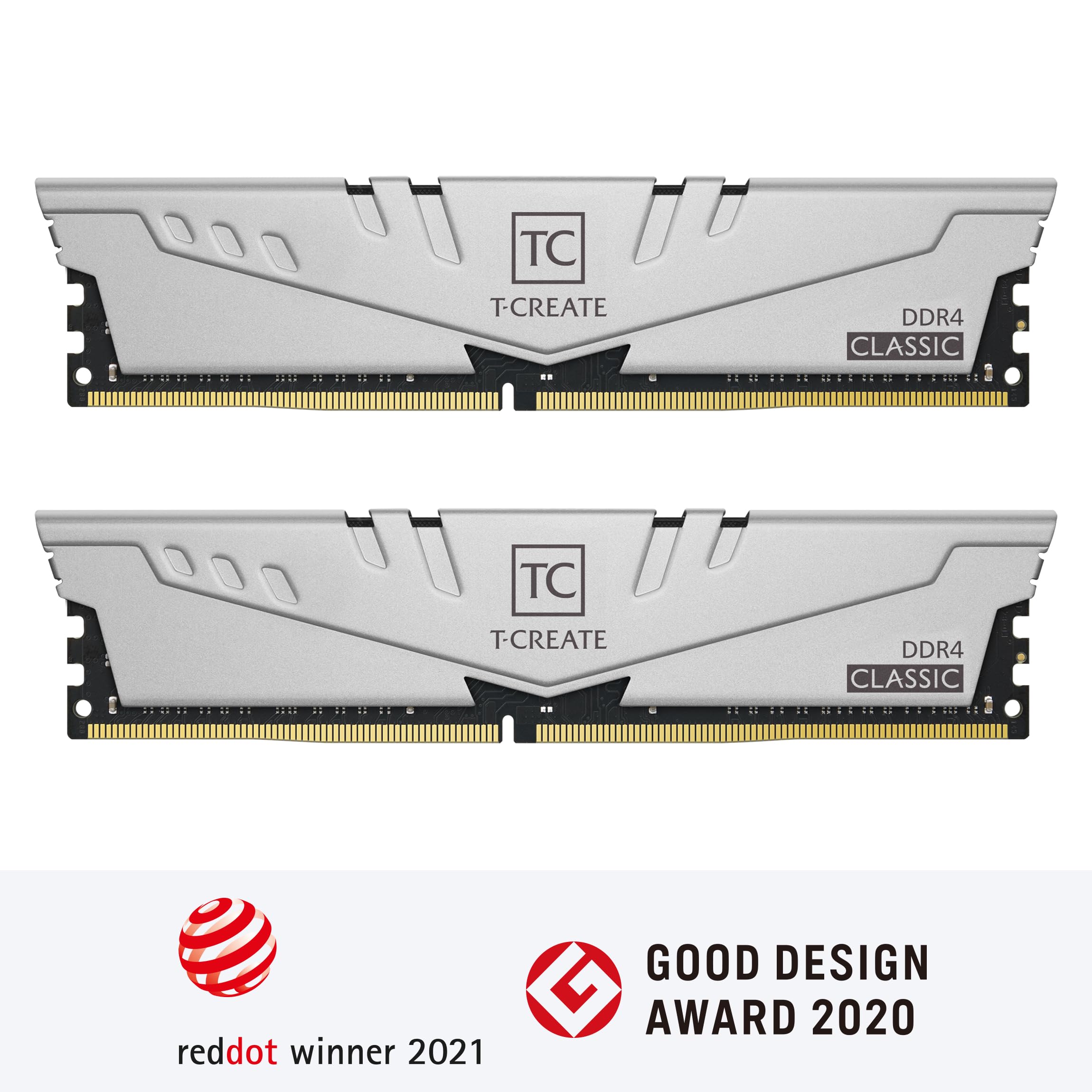 Teamgroup T-Create Classic 10L Ddr4 16Gb Kit (2 X 8Gb) 3200Mhz (Pc4 25600) Cl22 Desktop Memory Module Ram - Ttccd416G3200Hc22Dc0
