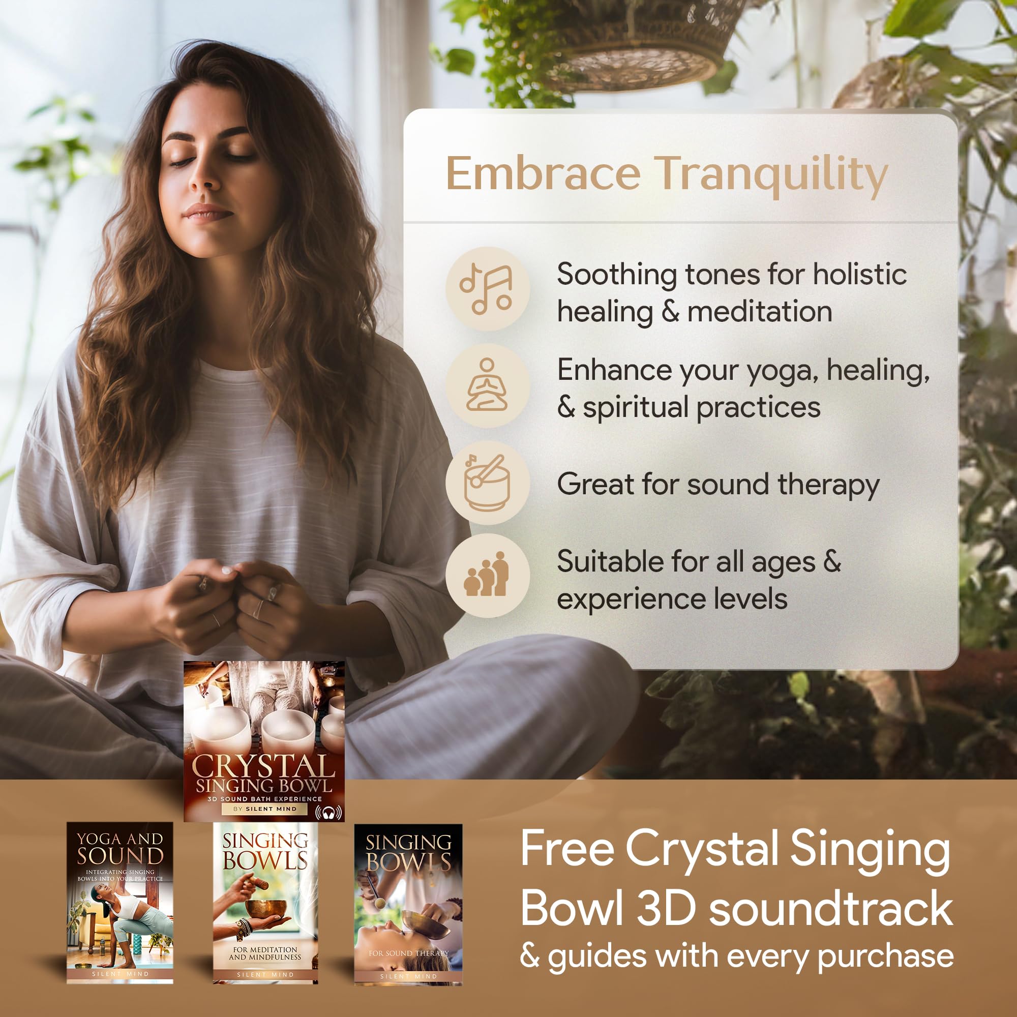 Handmade Tibetan Etched Singing Bowl Set With Case - Meditation Bowl & Sound Bowl With Cushion, Mallet & Guide - Portable Sound