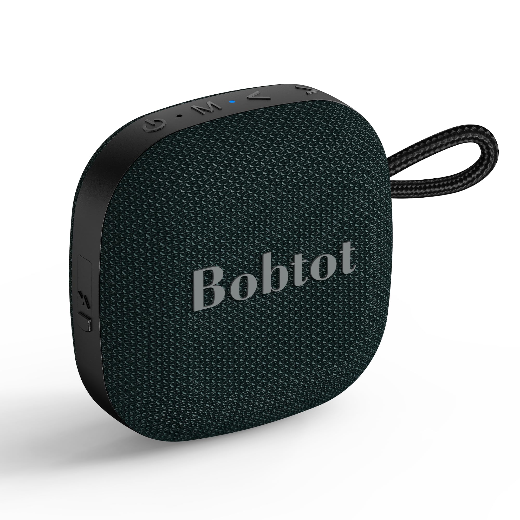 Bobtot Portable Bluetooth Speakers, Wireless IPX7 Waterproof Mini Speaker with 16H Playtime, Loud Stereo Sound, TWS, Built-in Mi