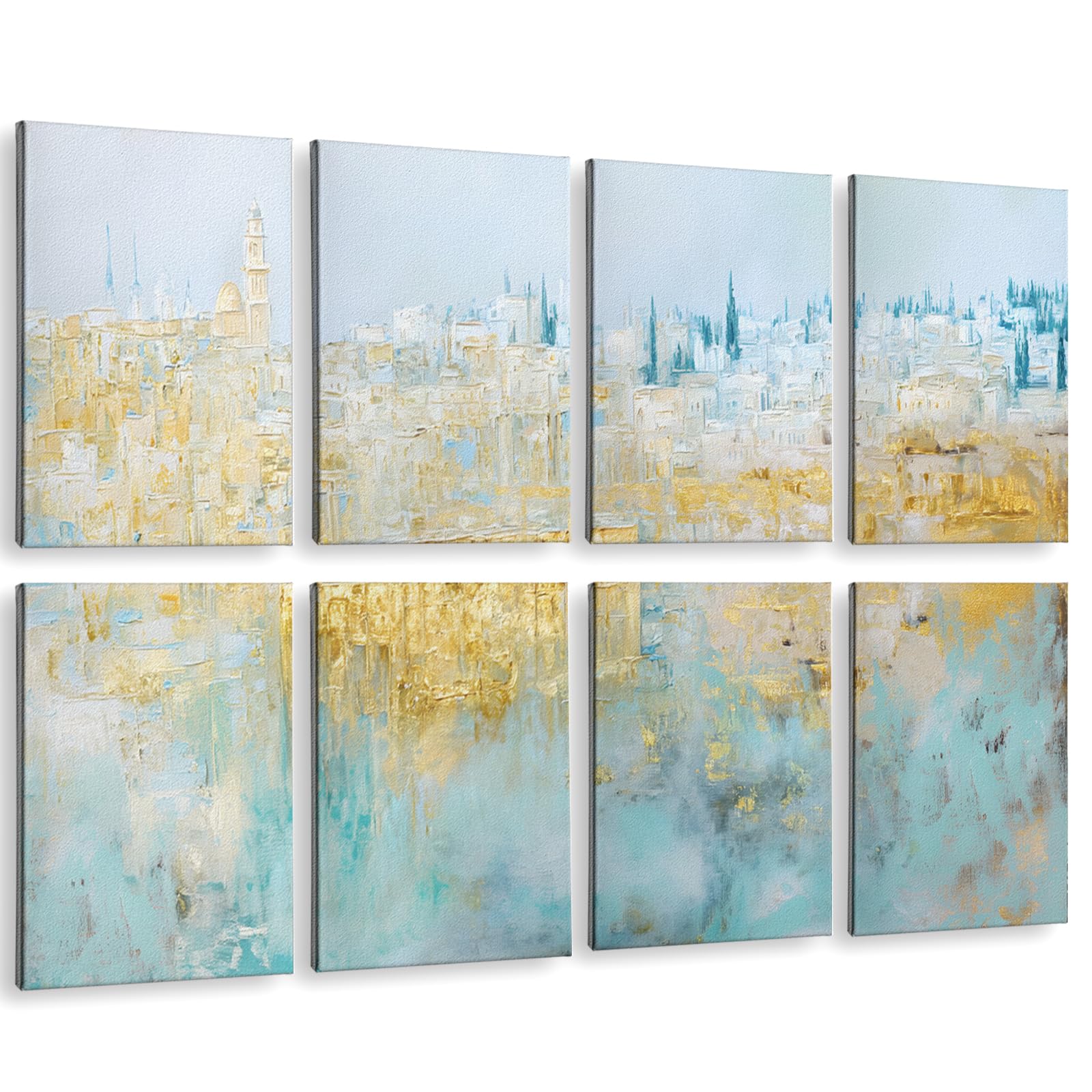 ARPEOTCY Household decor Acoustic Art Wall Panels,Reduce Noise for Room (Living Room, Office & Studio),48x32in,American National