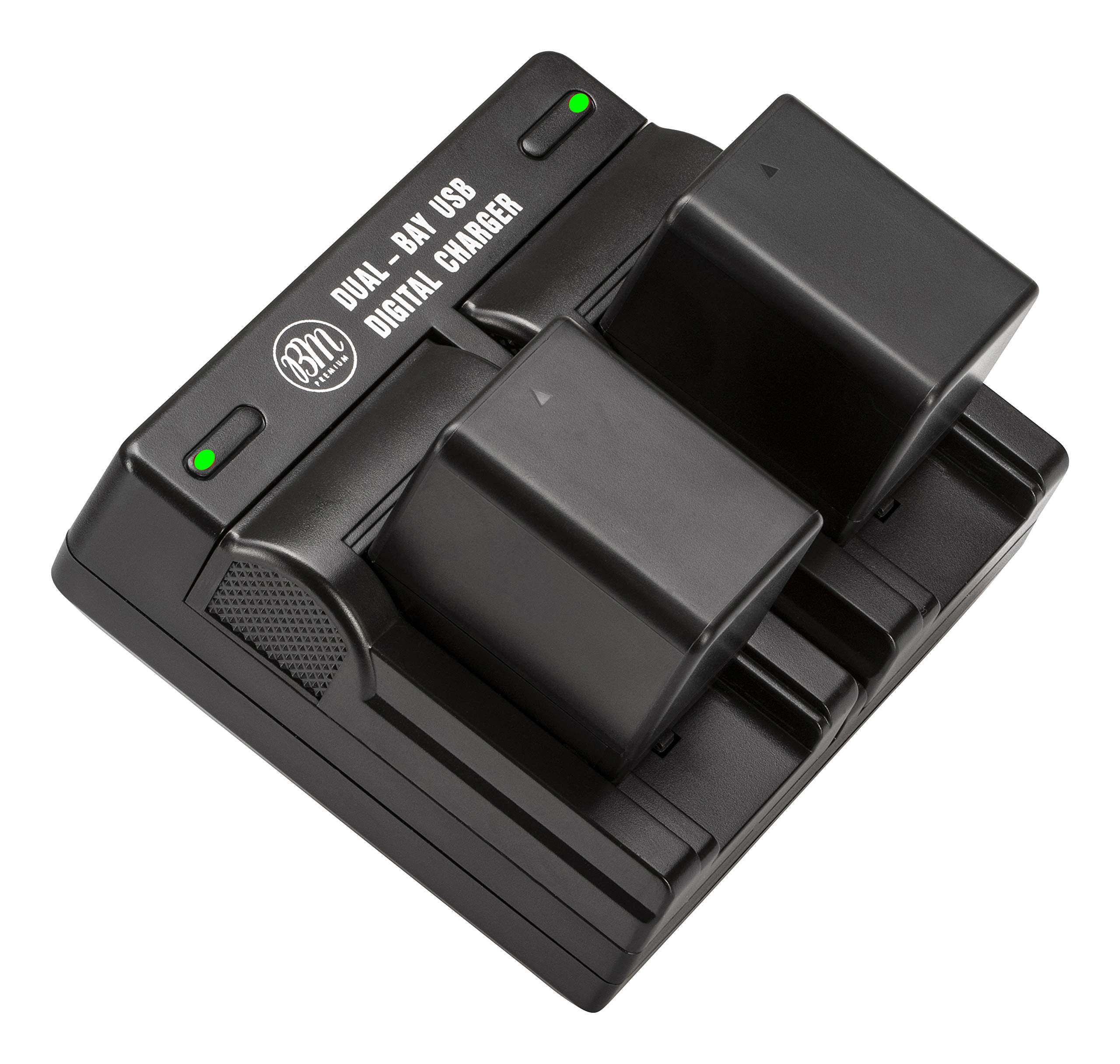 Bm Premium 2 Bp 727 Batteries And Dual Charger For Canon Vixia Hfr80 Hfr82 Hfr800, Hfr70, Hfr72, Hfr700, Hfr32, Hfr300, Hfr40, H