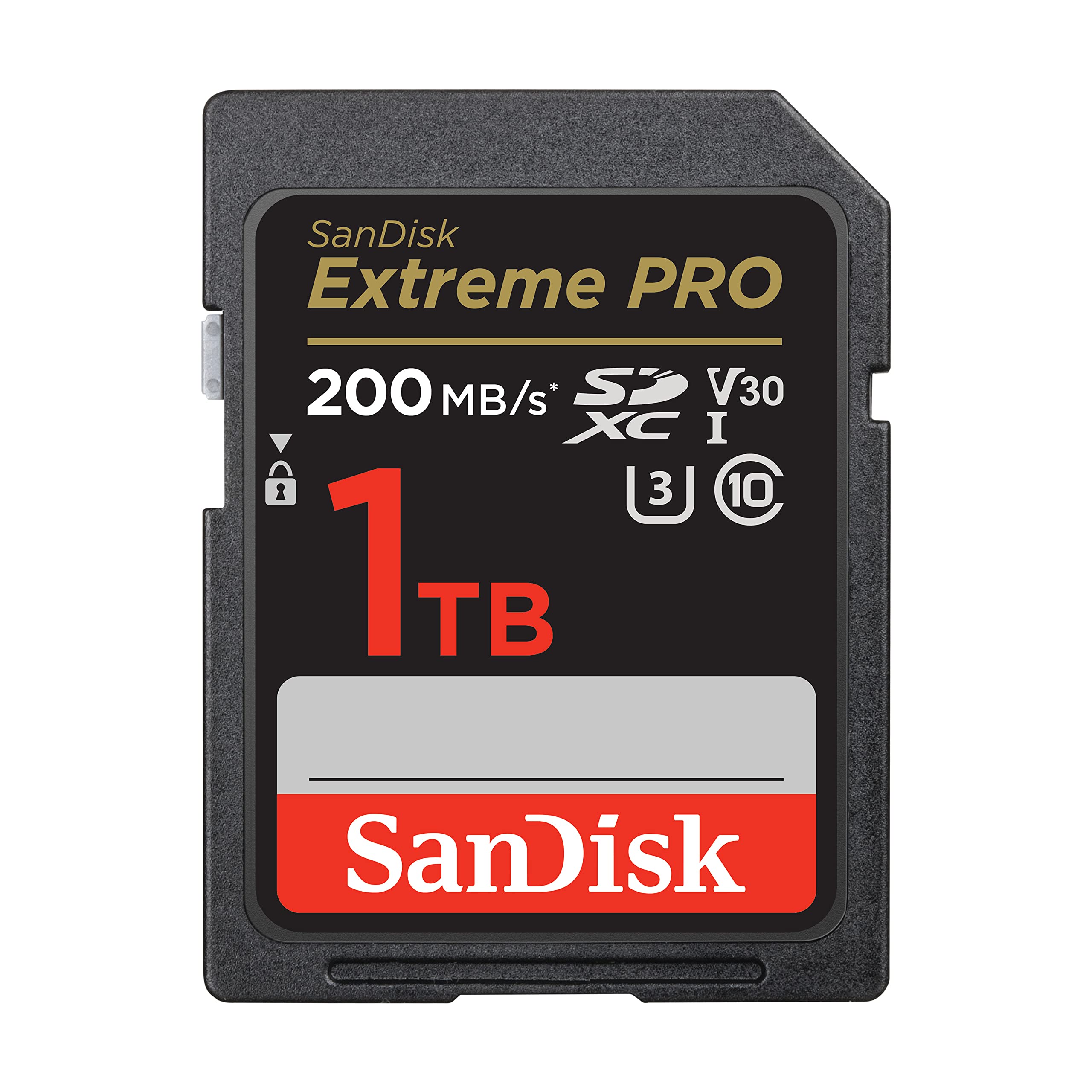 SanDisk 1TB Extreme PRO SDXC UHSI Memory Card  C10, U3, V30, 4K UHD, SD Card  SDSDXXD1T00GN4IN