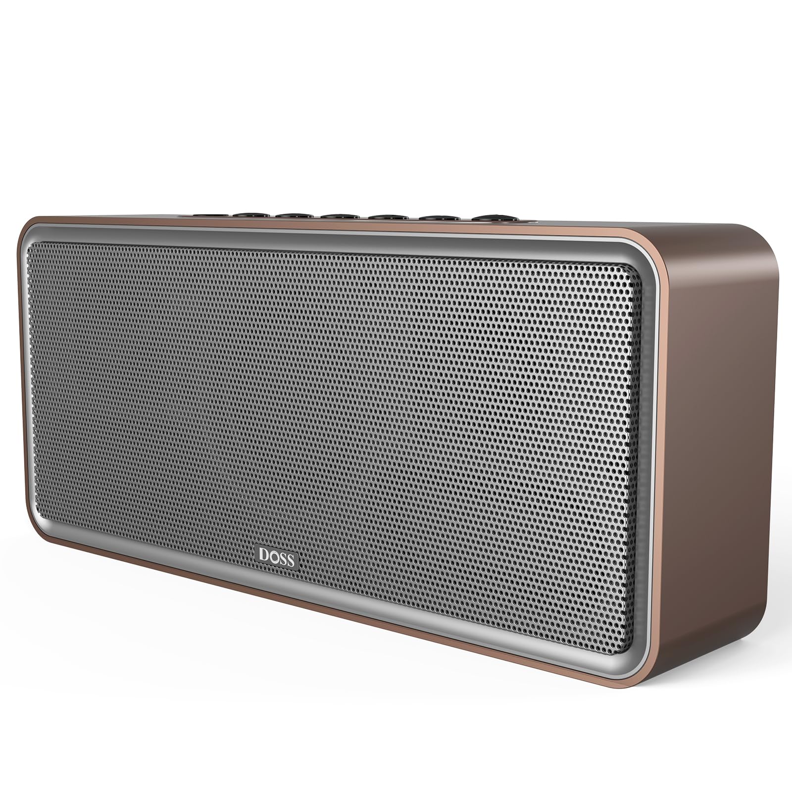 Doss Soundbox Xl Bluetooth Speaker With Subwoofer, 32W Loud Sound With Booming Bass, Dual Dsp Technologies, 10H Playtime, Usb C, Tws, 2.1 Audio Channel For Home, Indoor And Office   Gold