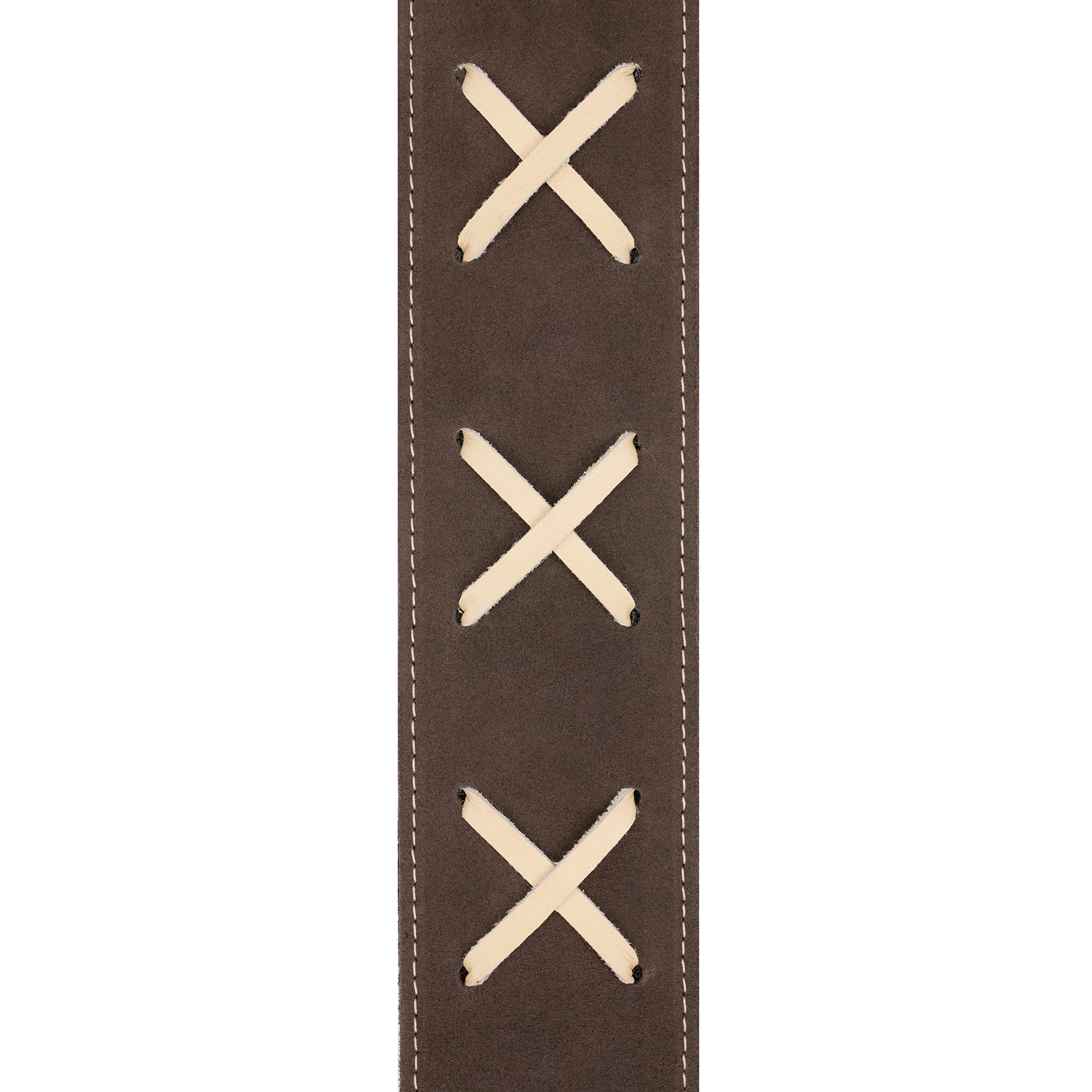 D'Addario 25Vdg00 2.5'' Leather Guitar Strap 2.5'' Leather Strap Vintage   Dg