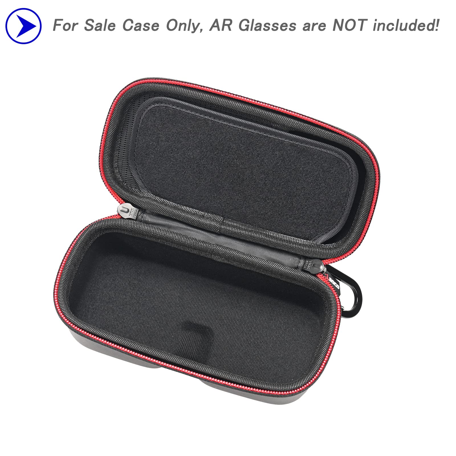 Rlsoco Carrying Case Compatible With Xreal One/Air/Air 2 & Rayneo Air 2 Ar Glasses (Case Only)