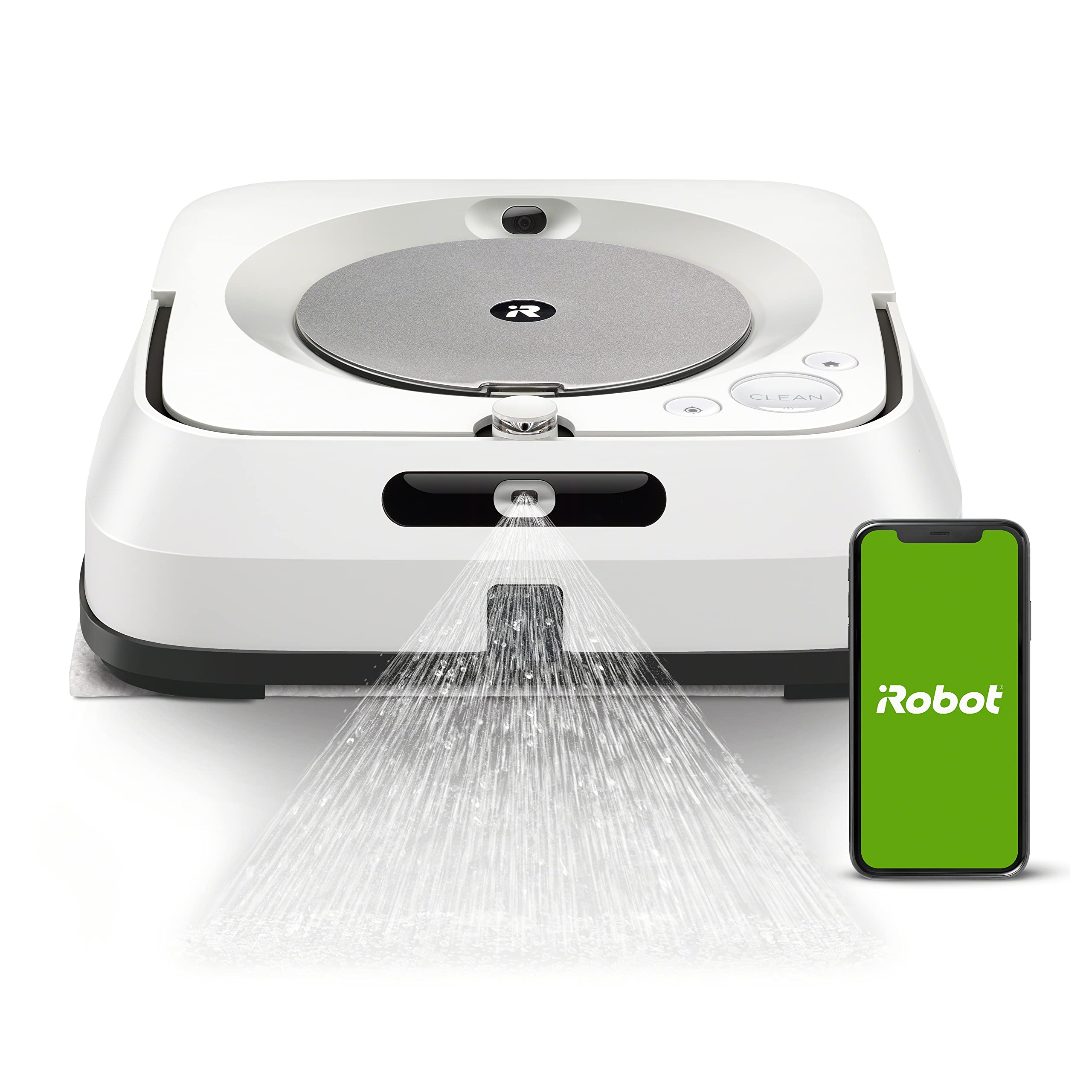 Irobot Braava Jet M6 (6110) Ultimate Robot Mop  Wi Fi Connected, Precision Jet Spray, Smart Mapping, Works With Alexa, Ideal For