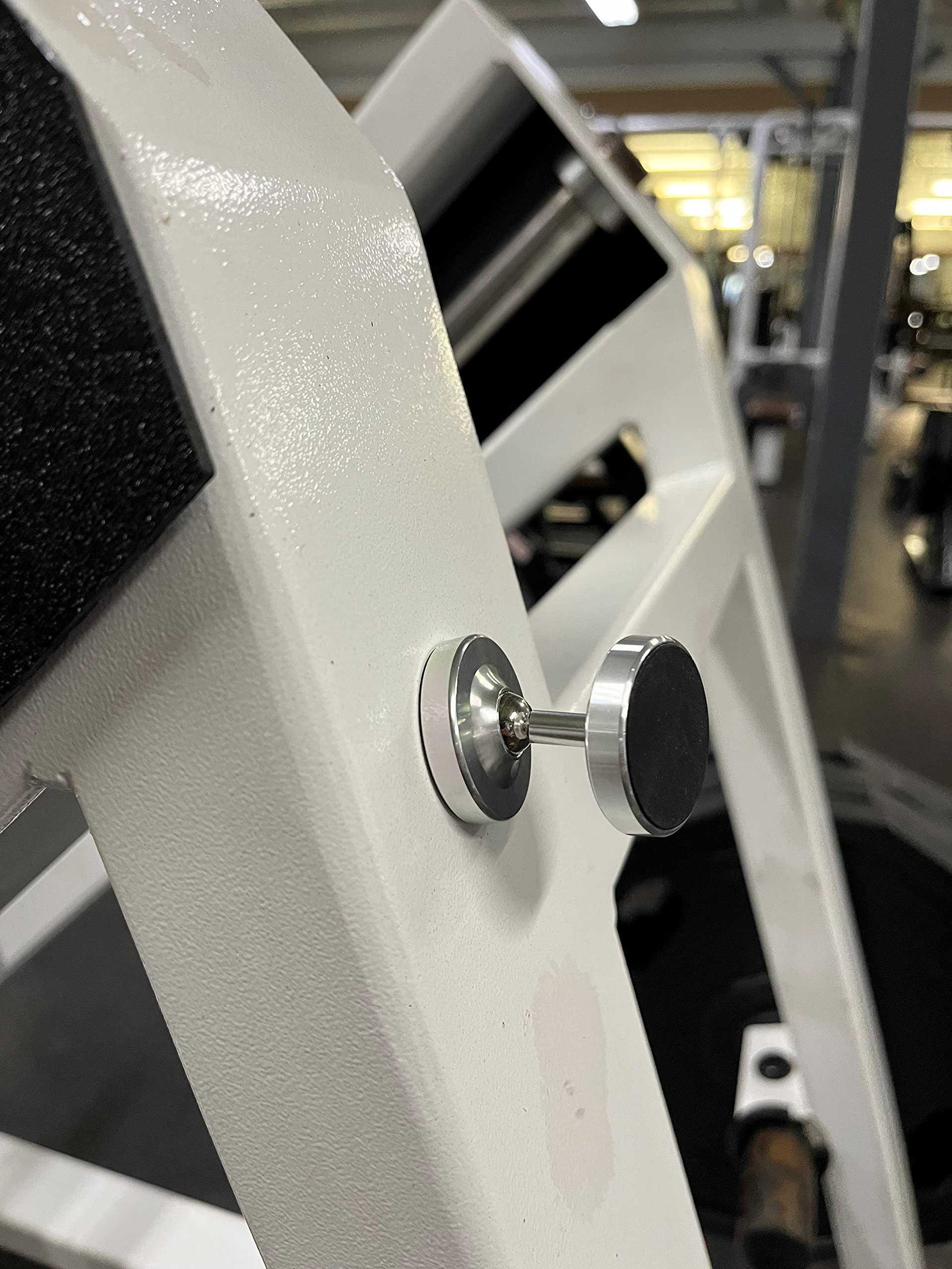 Gym Dual Magnetic Phone Mount & Holder. Attaches Magnetically To Metal Surface.