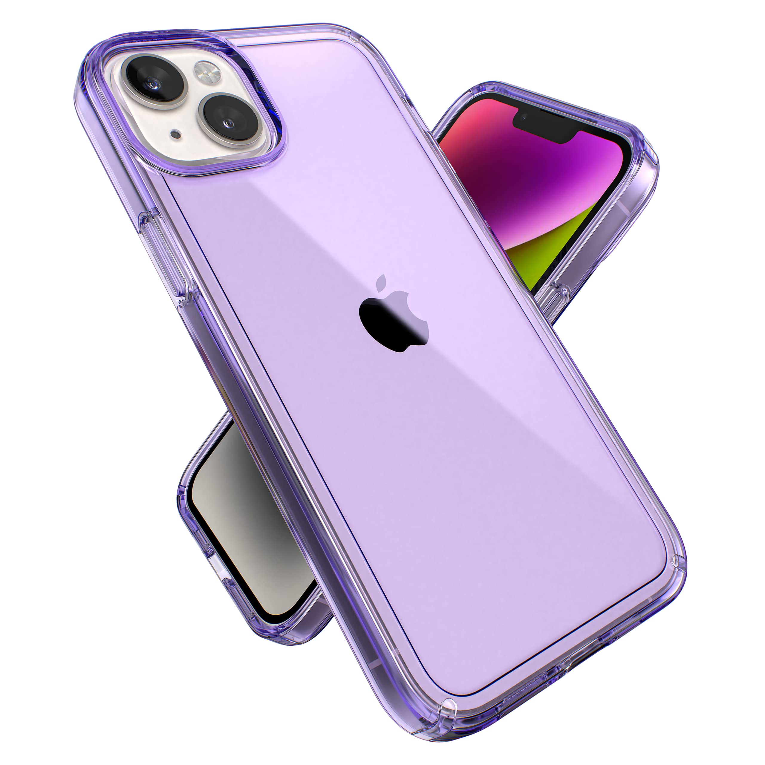 Speck For Clear Iphone 14 Case Plus Drop Protection, Scratch Resistant Dual Layer Slim Phone Case For 67 Inch Iphones 14 Plus