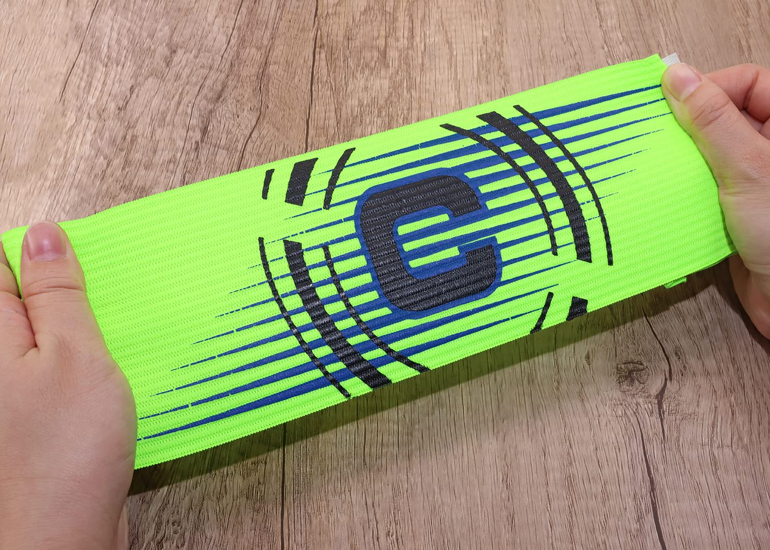 Onlykxy 4Pcs Captain Armbands 8.5X32Cm/3.34X12.59Inch Adjustable Leader Armband Team Sport Armband For Soccer Basketball Volleyb