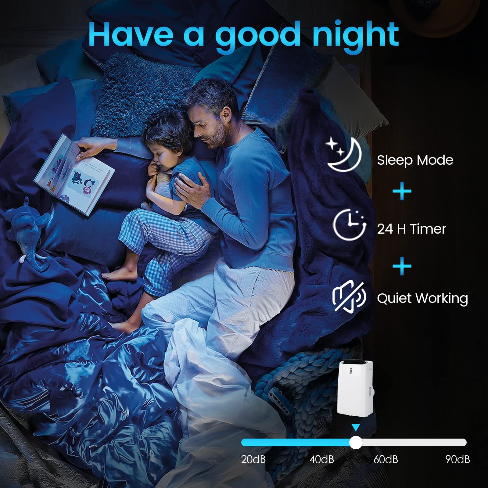 Dortala 12000 Btu Portable Air Conditioner And Heater, 4 In 1 Ac Unit With Dehumidifier, Heat, Cool, Fan, Standing Ac With Wifi