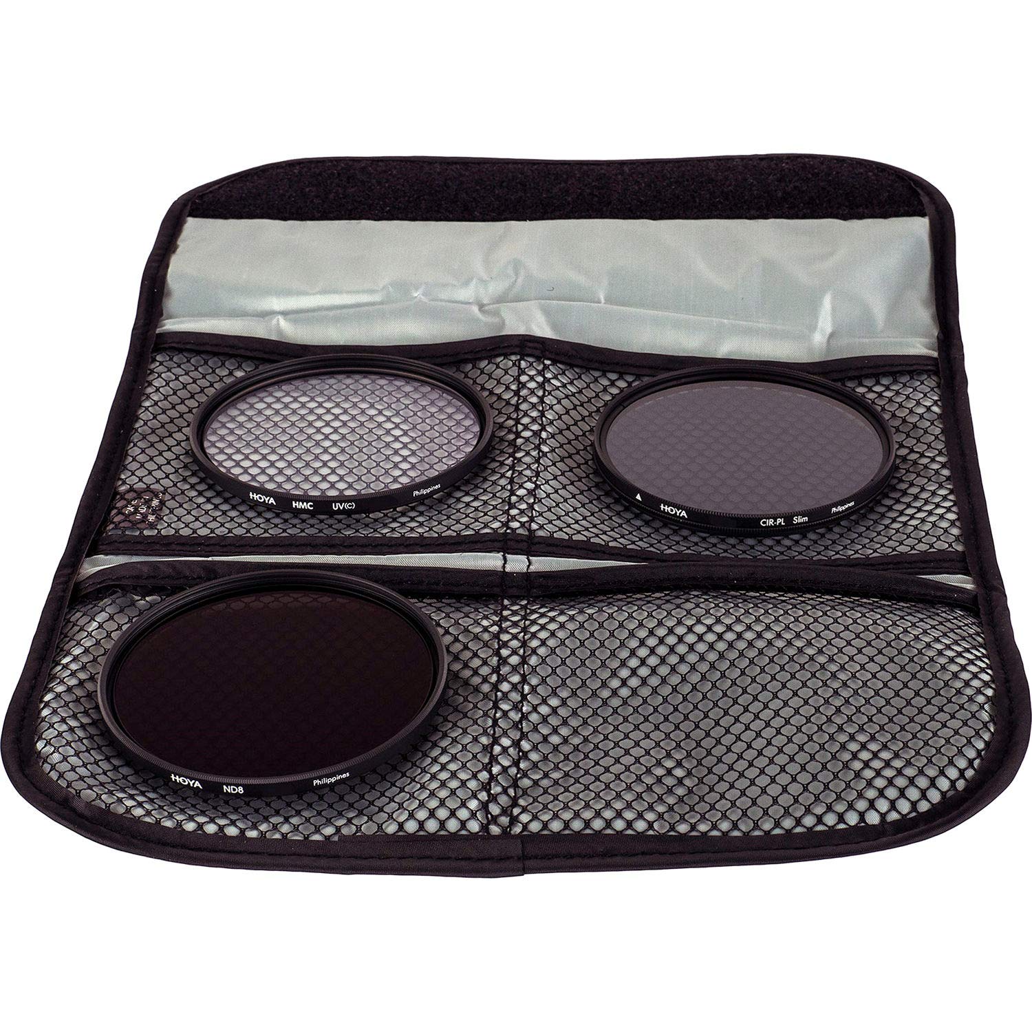 Hoya 82Mm Ii (Hmc Uv/Circular Polarizer / Nd8) 3 Digital Filter Set With Pouch