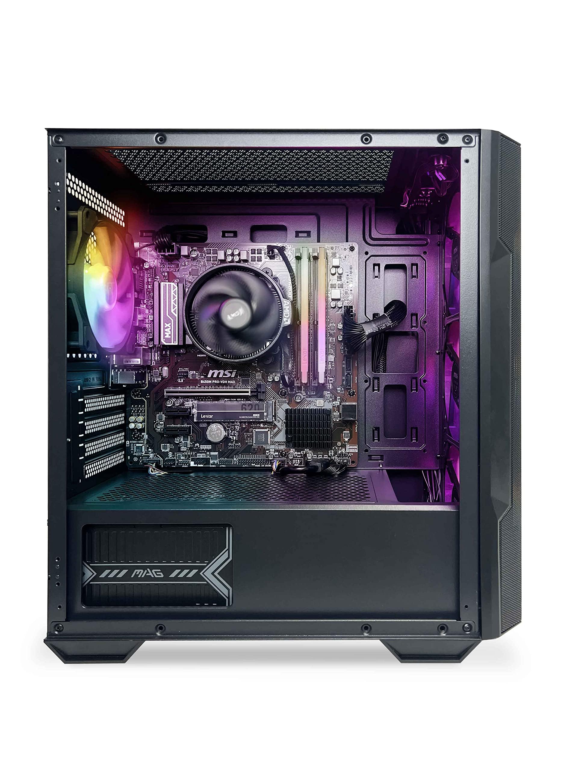 Amd Raptor NSX GAMING Raptor Desktop (AMD Ryzen 7 5700G 4.6GHz NVIDIA, 16GB 2 * 8 ...