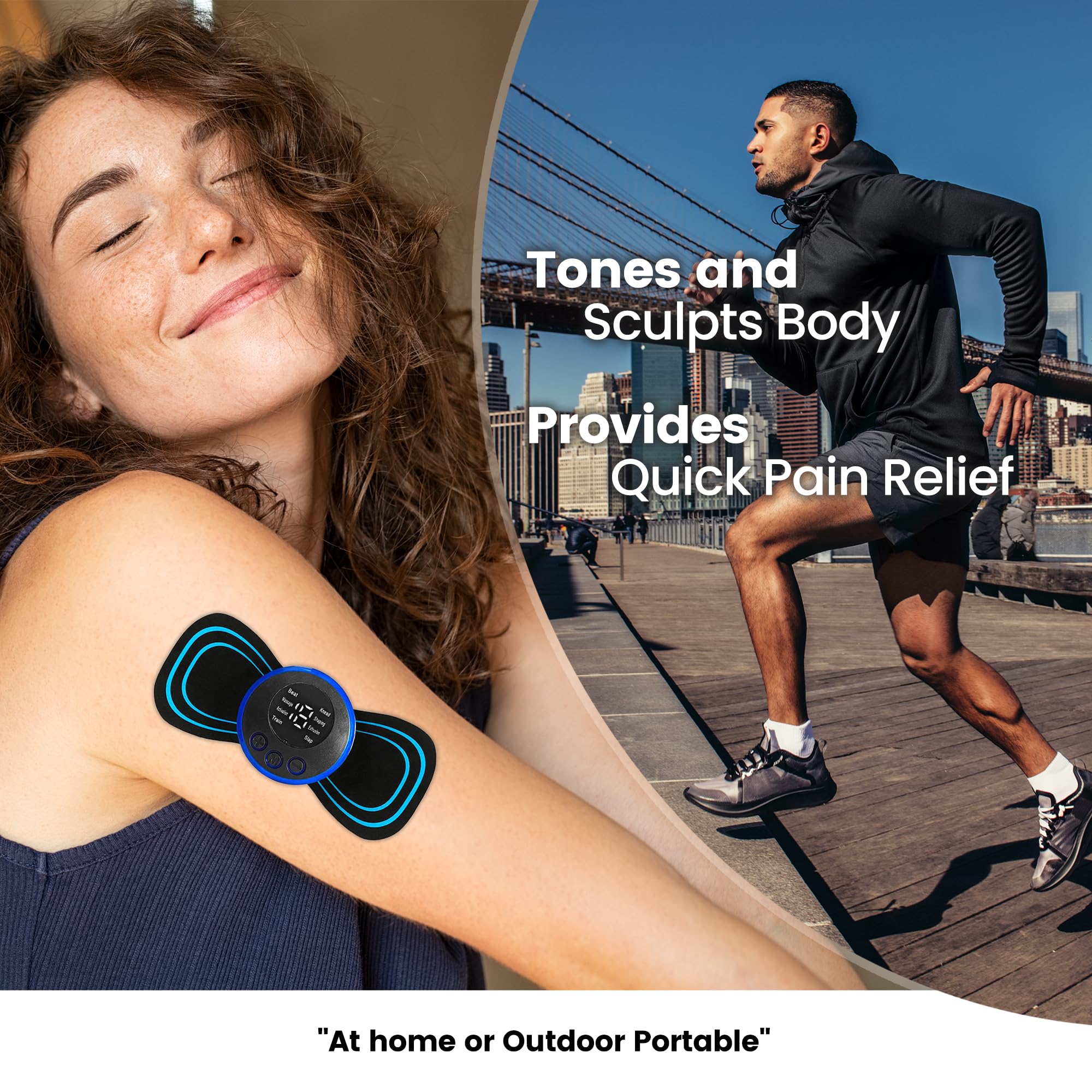 8Pcs Pad For Whole Body Massager, Pad Only (Host Is Not Included)