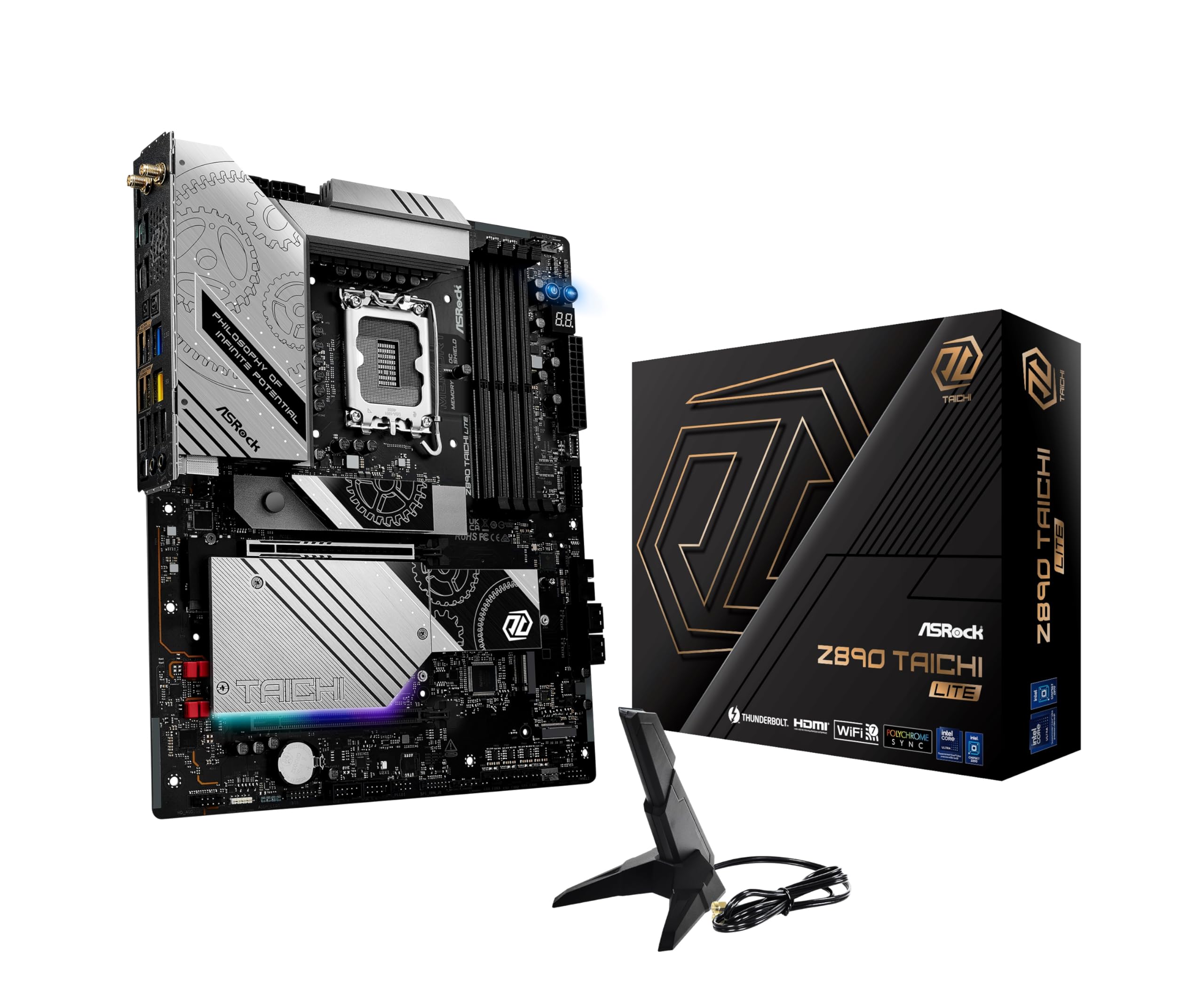 ASRock MB Z890 Taichi Lite Z890 LGA1851 256GB DDR5 ATX Retail