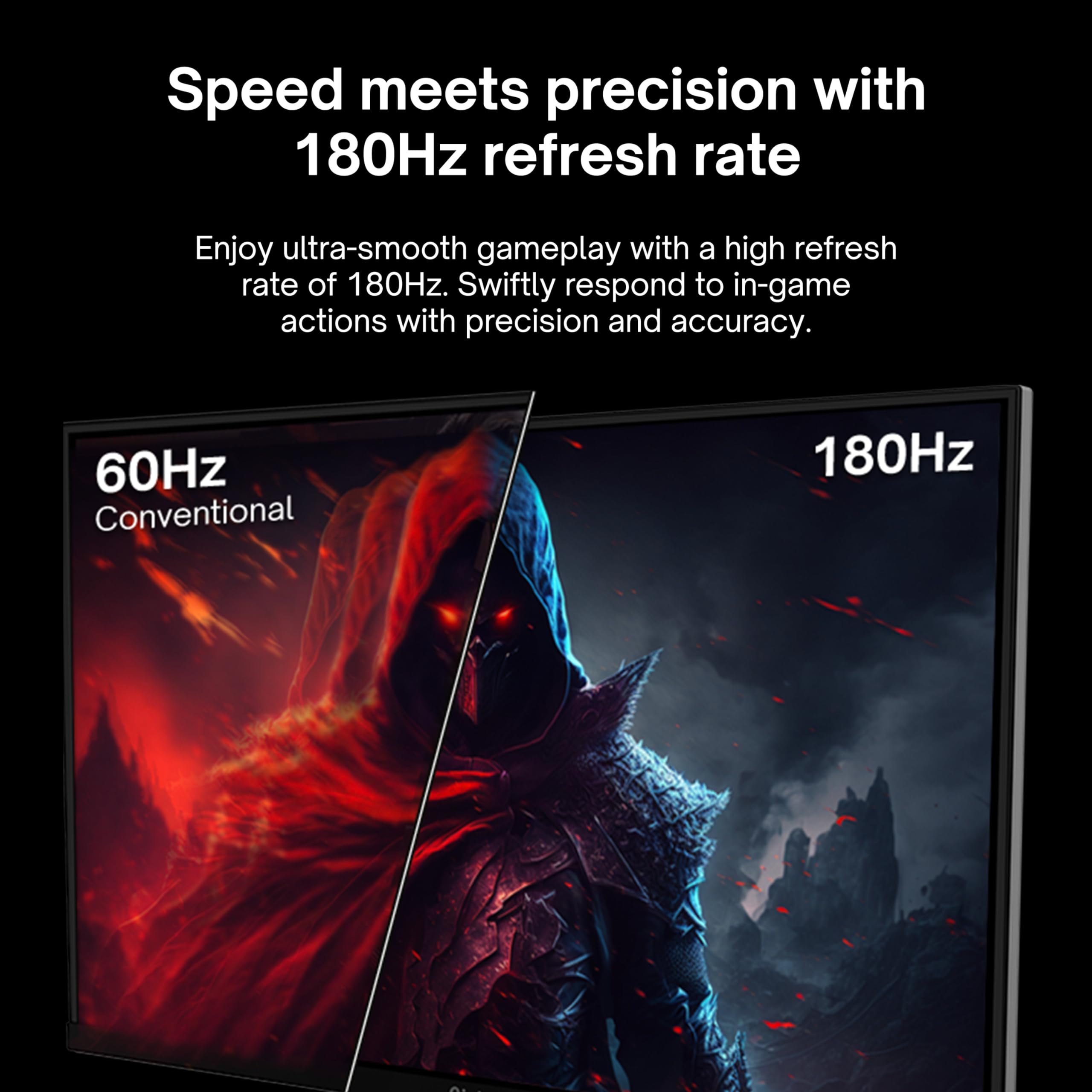 Pixio Px277 Prime Neo 27 Inch 180Hz Refresh Rate Qhd 1440P Resolution Fast Ips Panel 1Ms Gtg Response Time Gaming Monitor With A