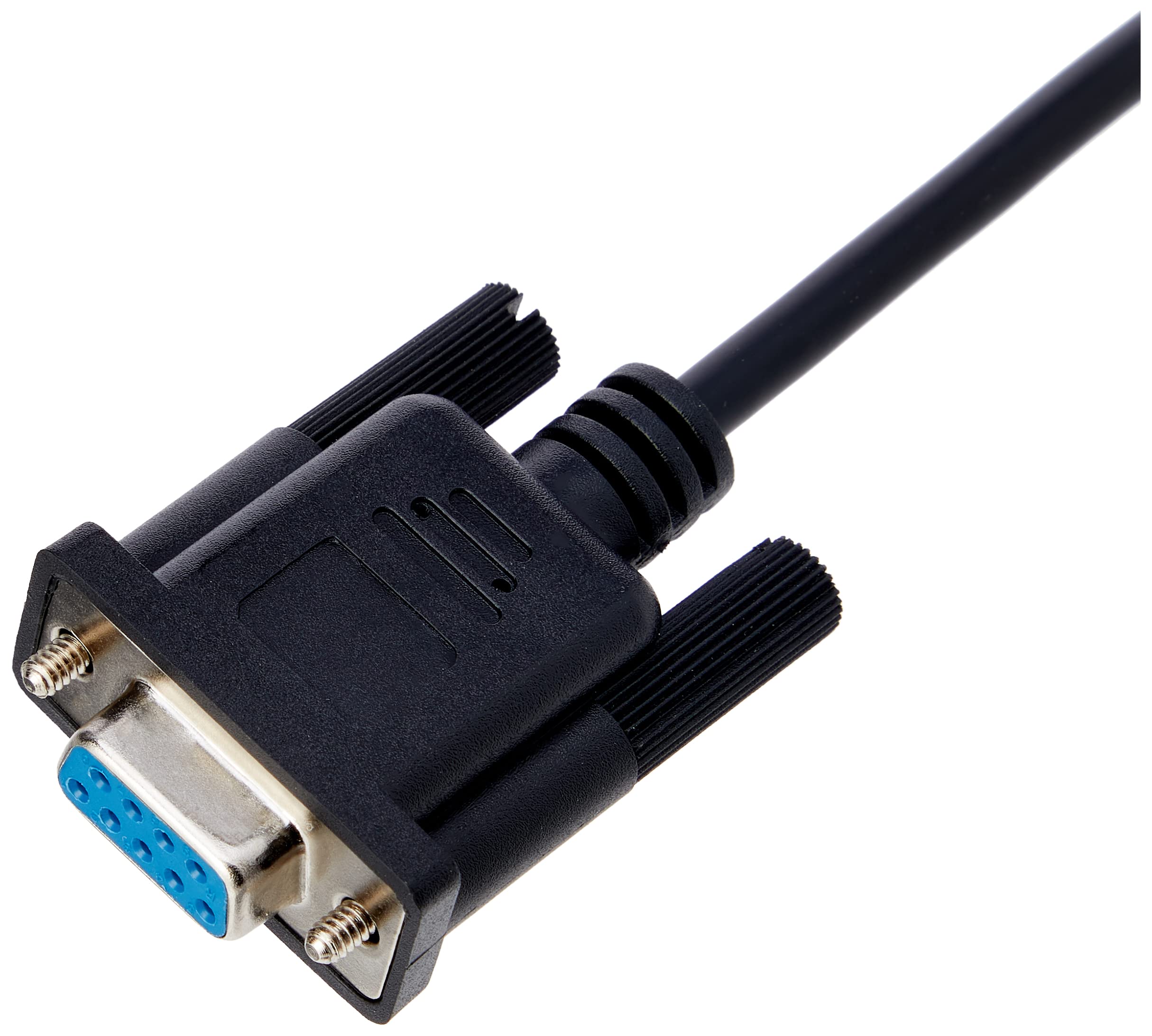 Startech.Com 1M Black Db9 Rs232 Serial Null Modem Cable F/F   Db9 Female To Female   9 Pin Rs232 Null Modem Cable   1 Meter, Bla