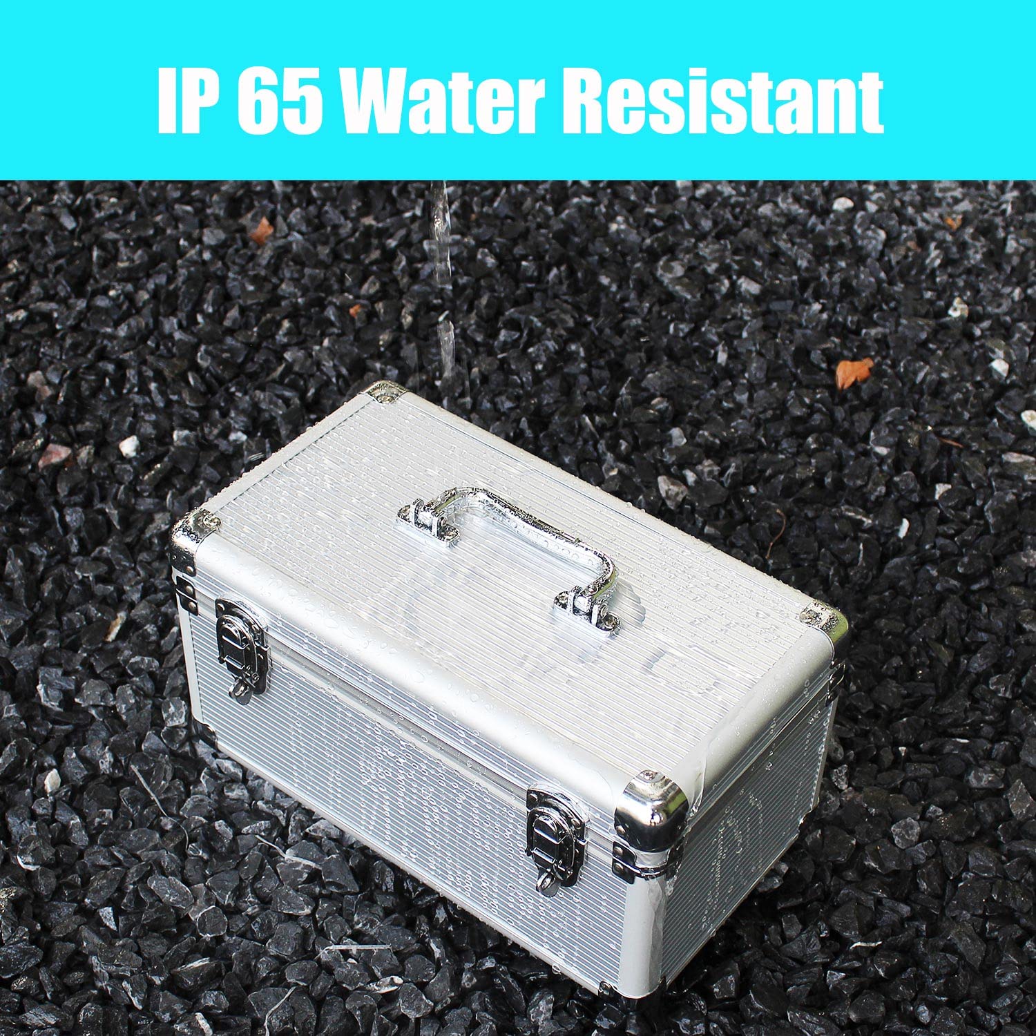 Glotrends B10 10 Slot Storage Box For 3.5 Inch Internal Hard Disk, Portable Design For Carrying And Transportation, Ip65 Water R