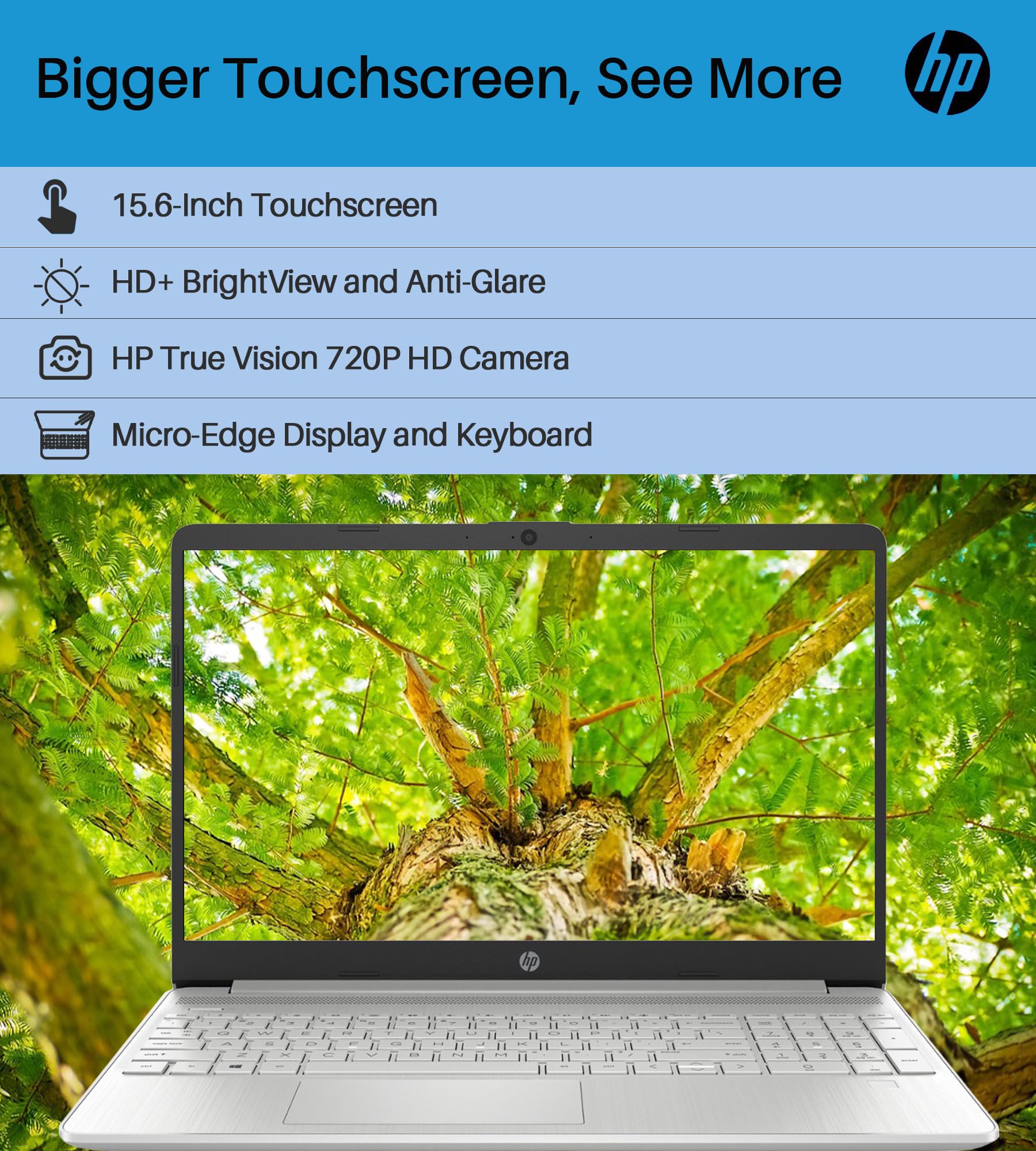 Hp 2024 Newest 15.6 Touchscreen Laptop, 12Th Gen Intel I3-1215U(Up To 4.4Ghz), 16Gb Ram, 512Gb Ssd, Intel Uhd Graphics, Long Bat