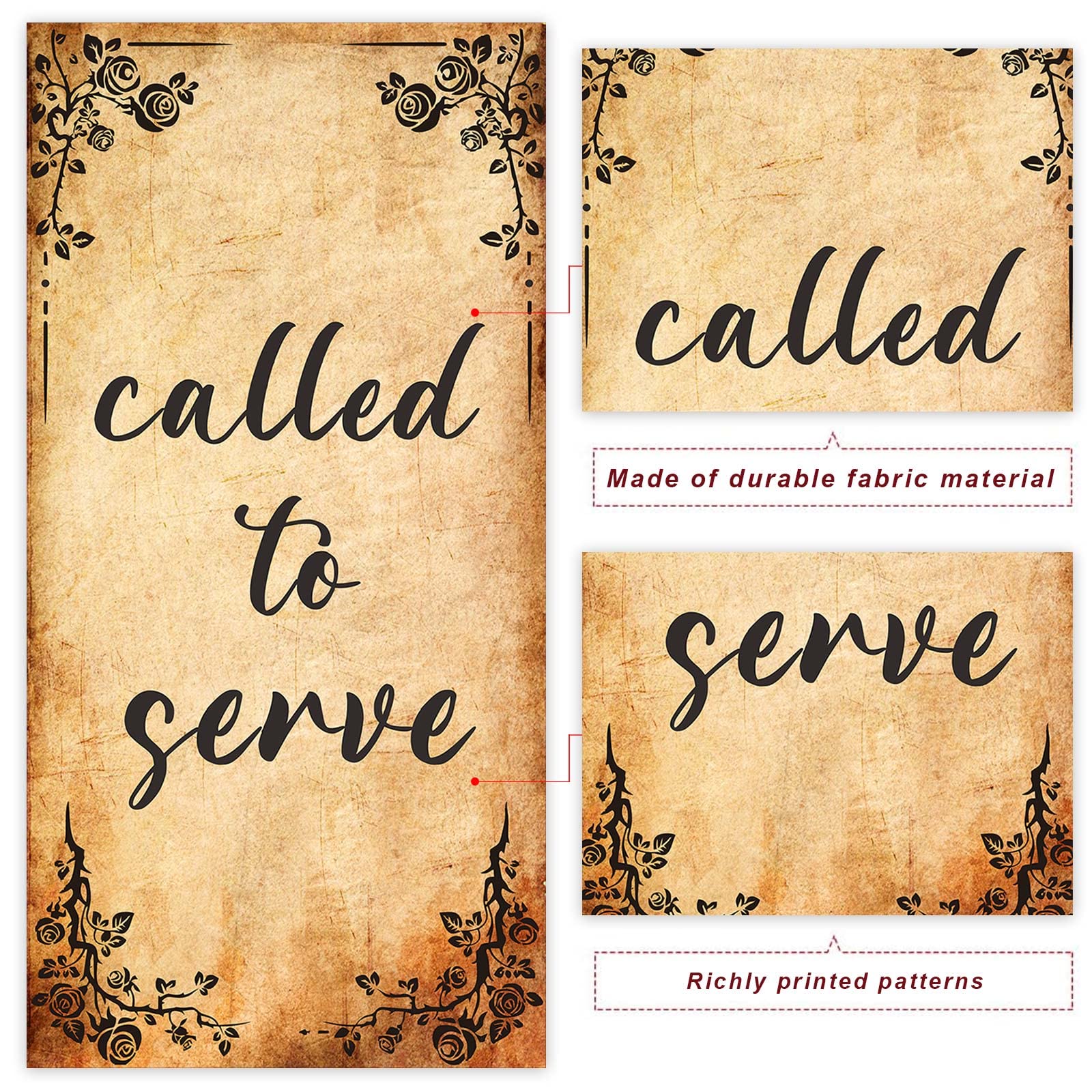 Called To Serve Banner Backdrop Background Black Yellow Lds Missionary Call Mission Call Theme Decor For Mission Farewell Party