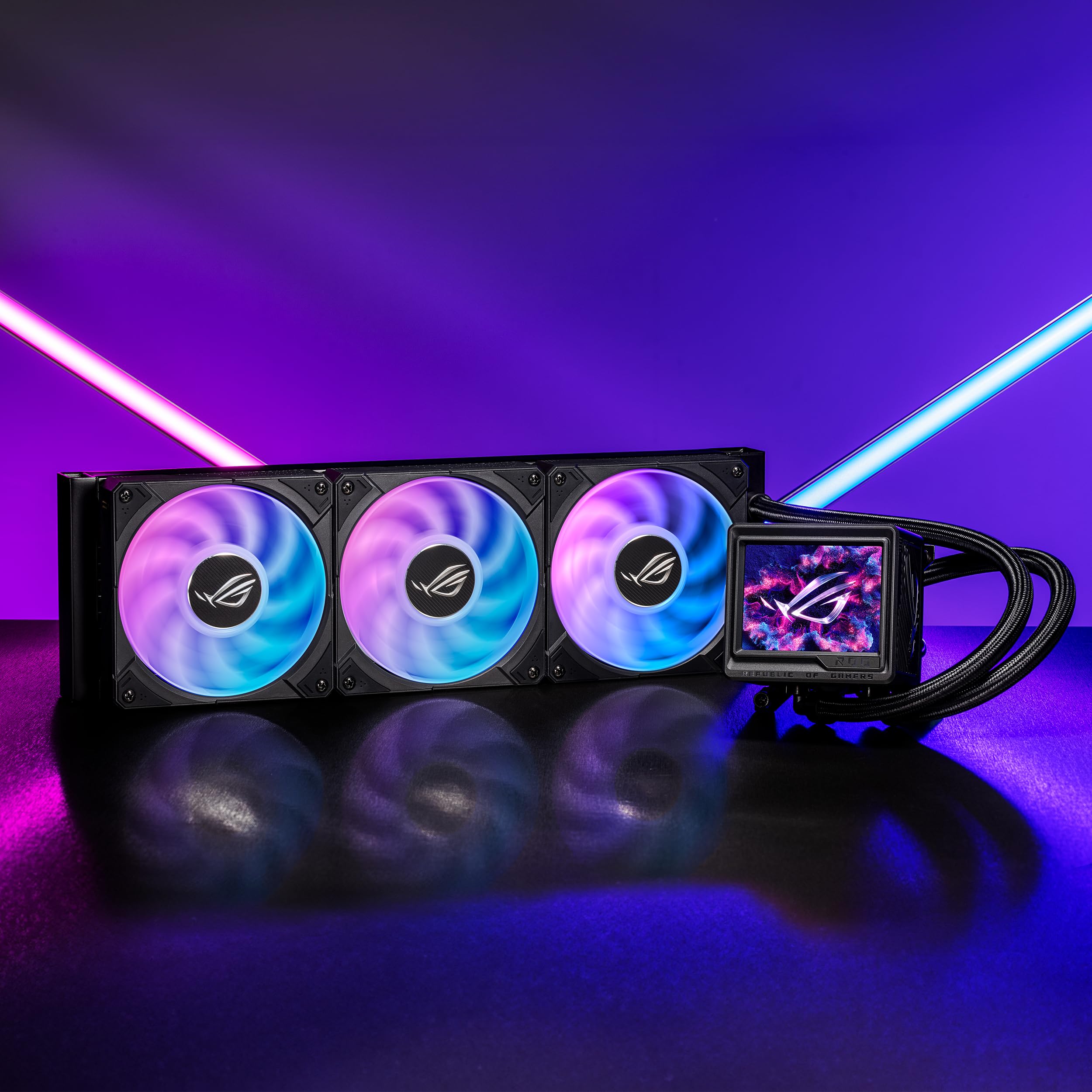 Asus Rog Ryuyjin Iii 360 Argb Extreme All In One Aio Cpu Liquid Cooler, Amd Ryzen 9000 & Intel Core Ultra Ready, Asetek Gen8 V2