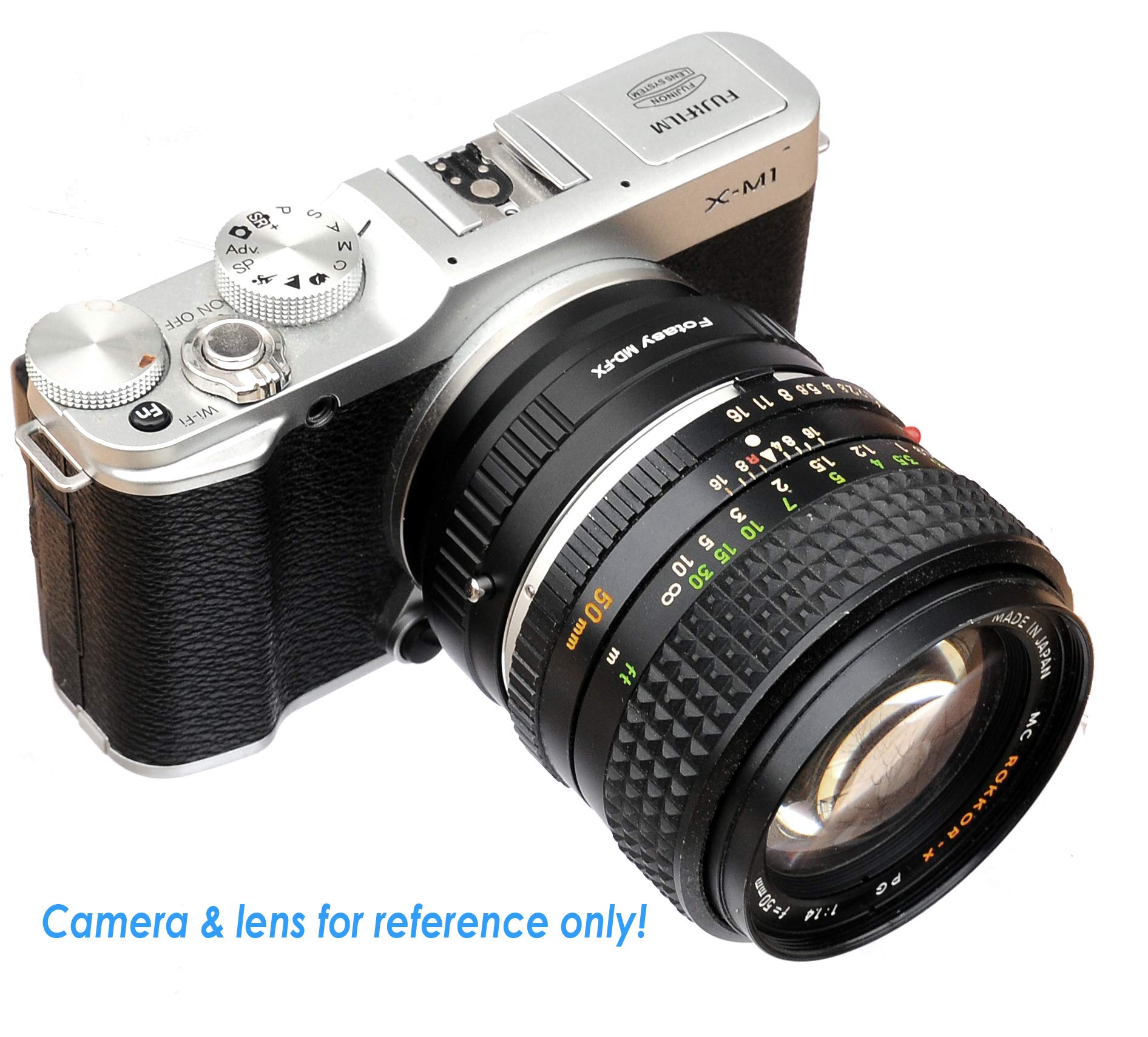 Fotasy Minolta Md Lens To Fuji X Adapter, Minolta Md Rokkor Mount To Fujifilm X Mount Adapter, Compatible With Fujifilm X-Mount