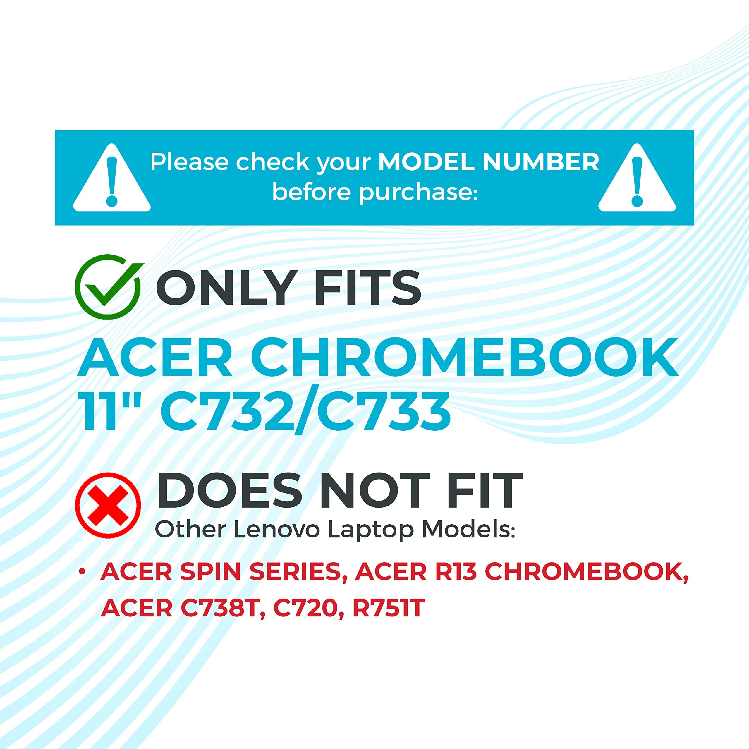 Gumdrop Slimtech Laptop Case Fits Acer Chromebook 11 C732/C733. Designed For K-12 Students, Teachers And Classrooms - Drop Teste