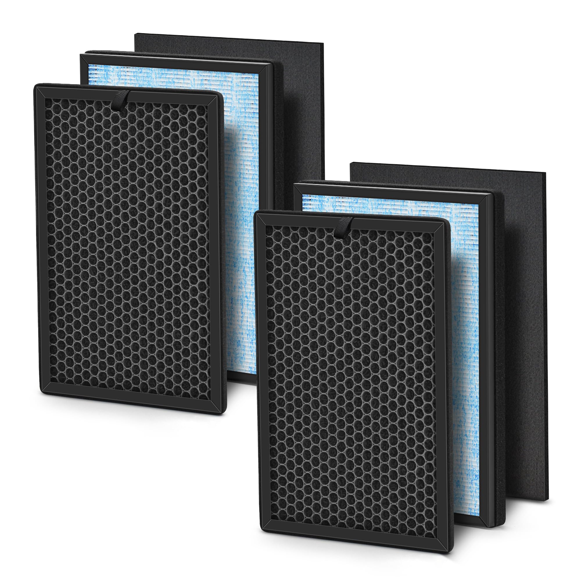 [2 Sets] 8L Hepa Replacement Filter Set Compatible With Okaysou Airmax 8L Air Purifier Filters, 3 Stage Airmax 8L Filter, H13 Tr