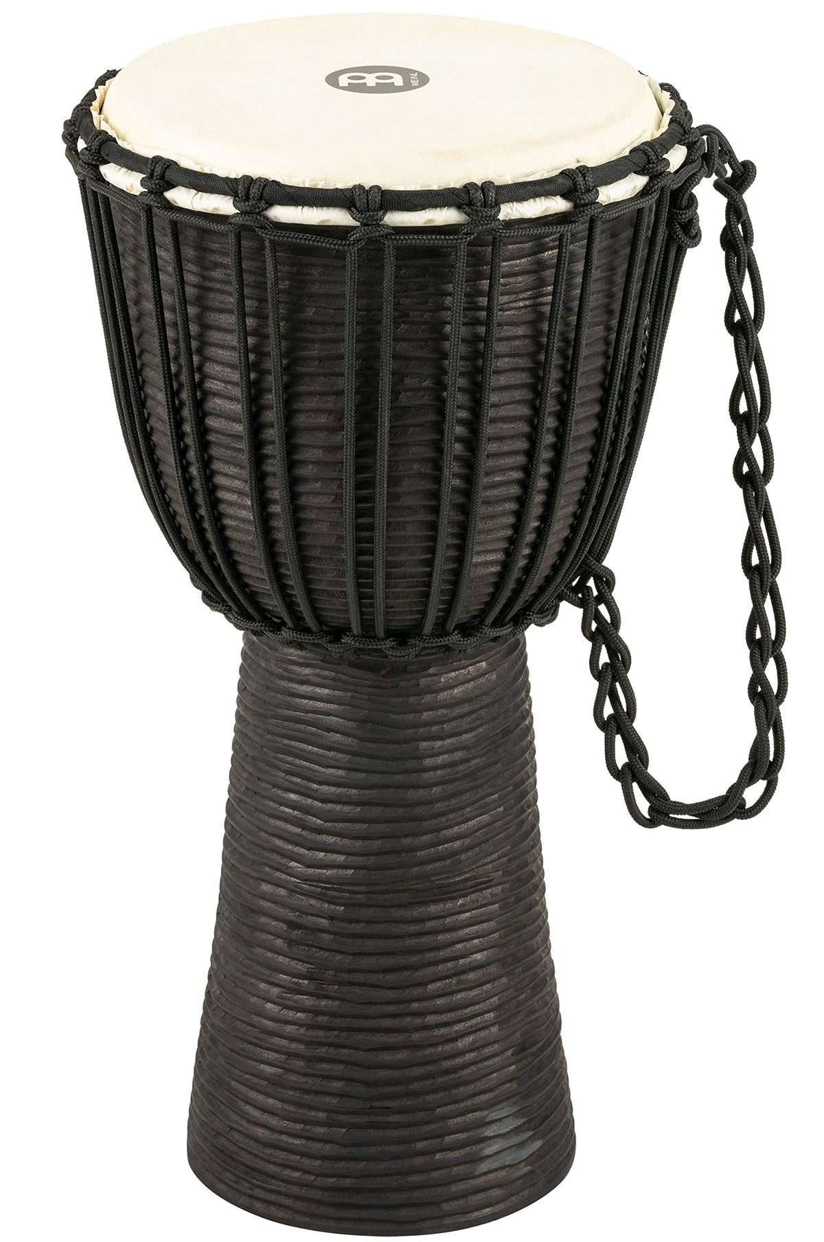 Meinl Percussion Djembe With Mahogany Wood   Not Made In China   10 Inch Medium Size Rope Tuned Natural Head, 2 Year Warranty