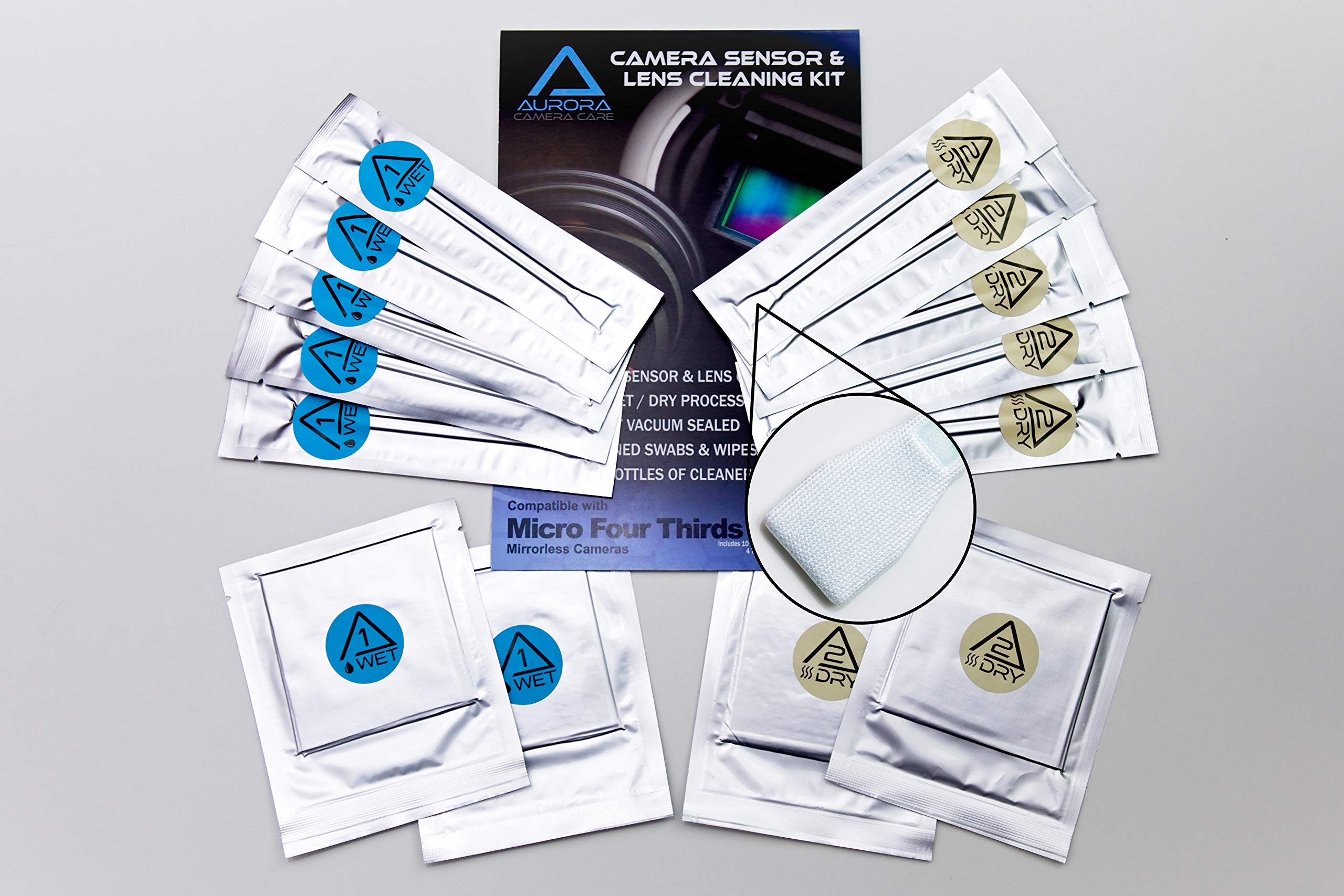Aurora Camera Care Camera Sensor & Lens Cleaning Kits (Micro Four Thirds)