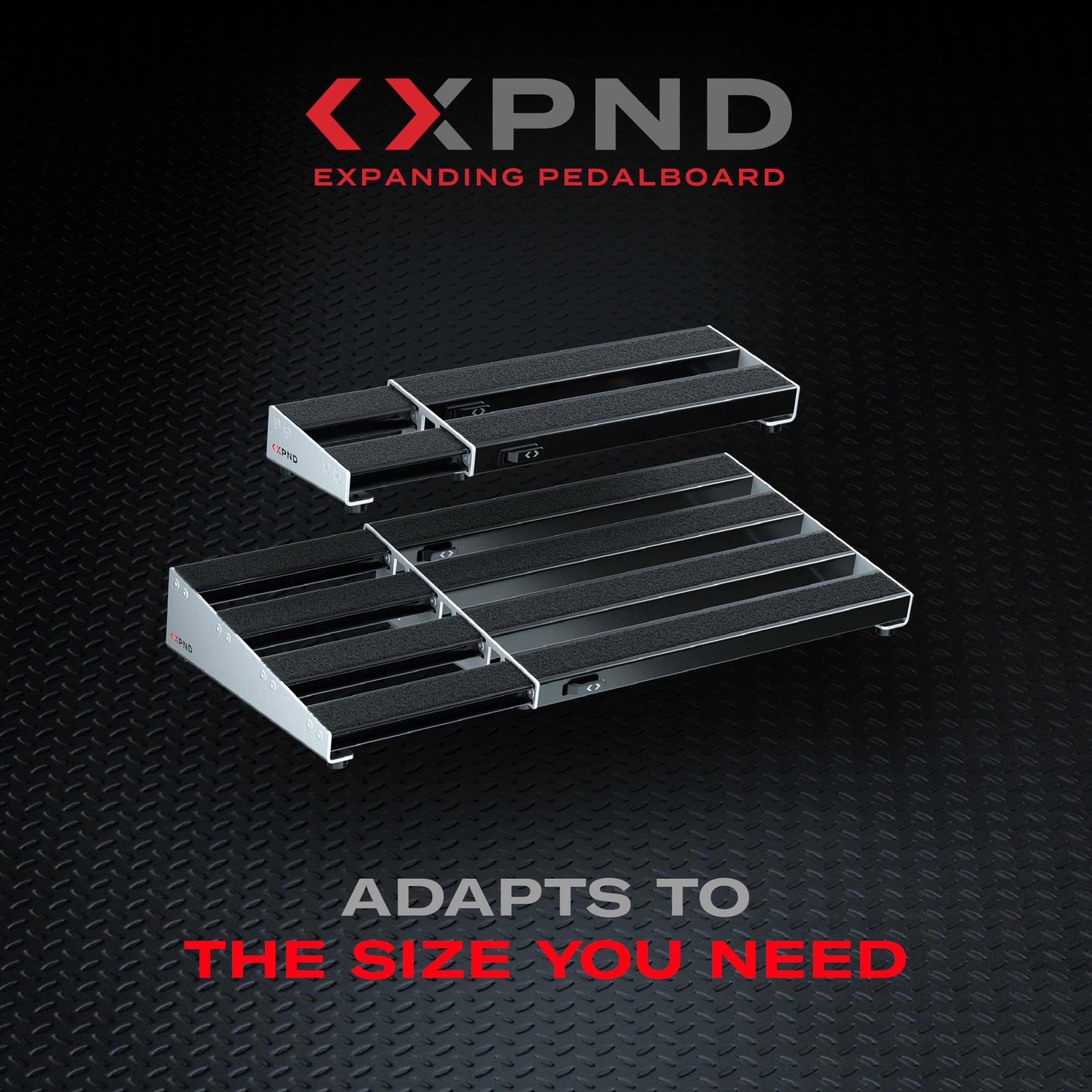 Daddario Accessories Xpnd Pedal Board Riser - Elevate Pedal For Guitar Pedal Board - Raises 1 Inch On Pedalboard - Built In Cut