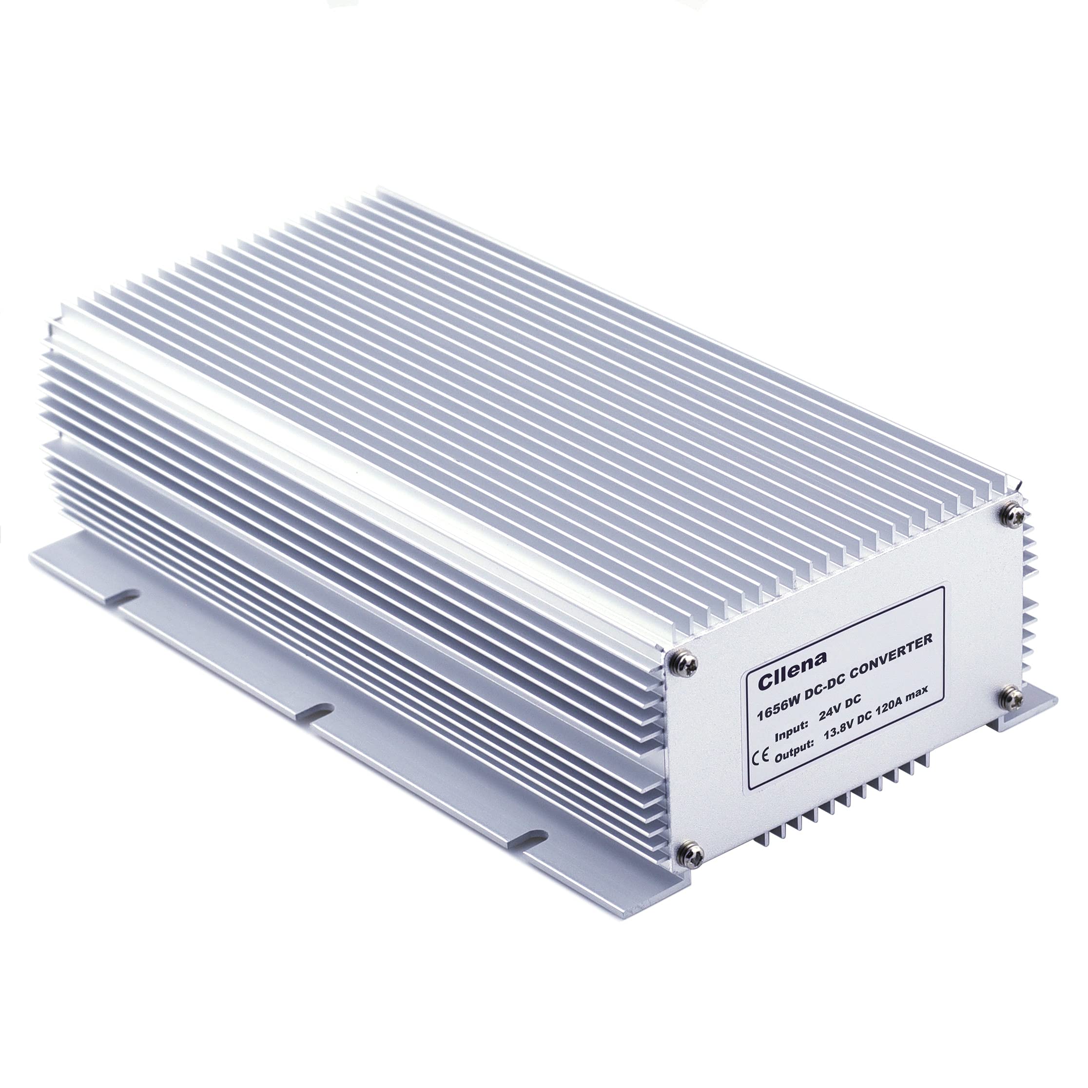 Cllena Dc 24V Step Down To 13.8V 120A 1656W Converter Voltage Regulator, Waterproof Dc/Dc Voltage Reducer Buck Transformer Power