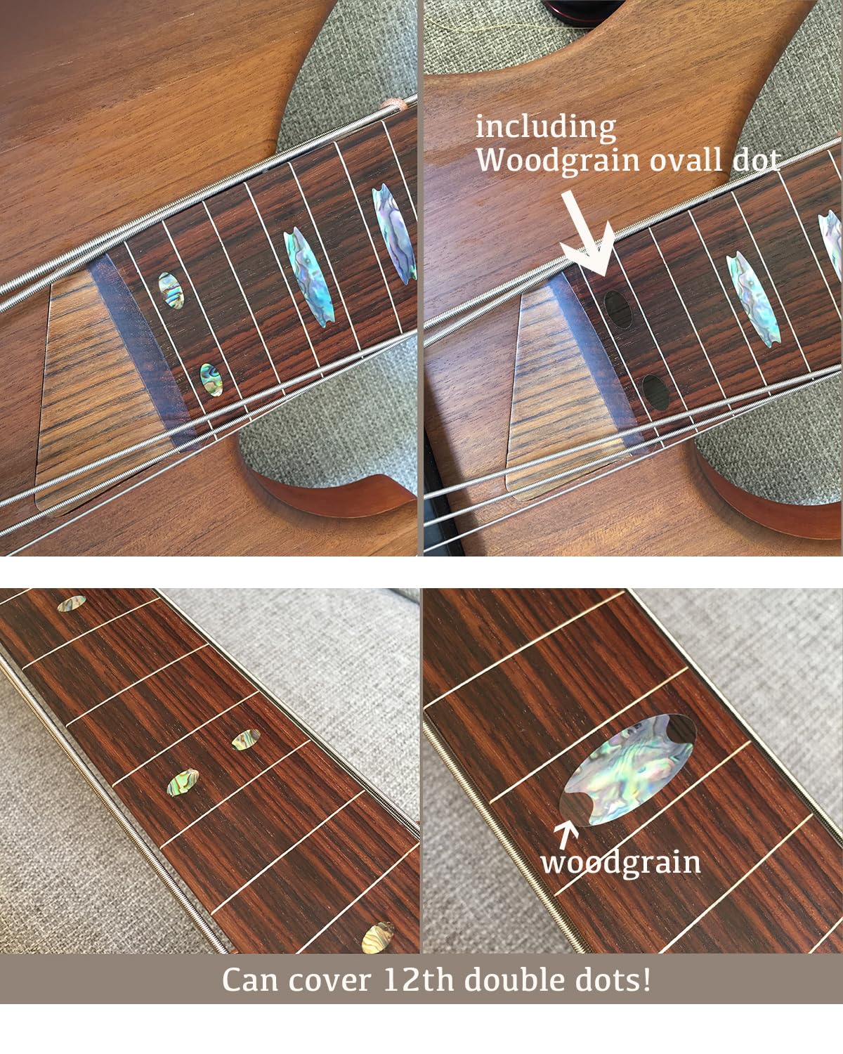 Inlaystickers Base Position Mark Instrument Inlay Sticker/Decal (Fb-298Oc-Wt)