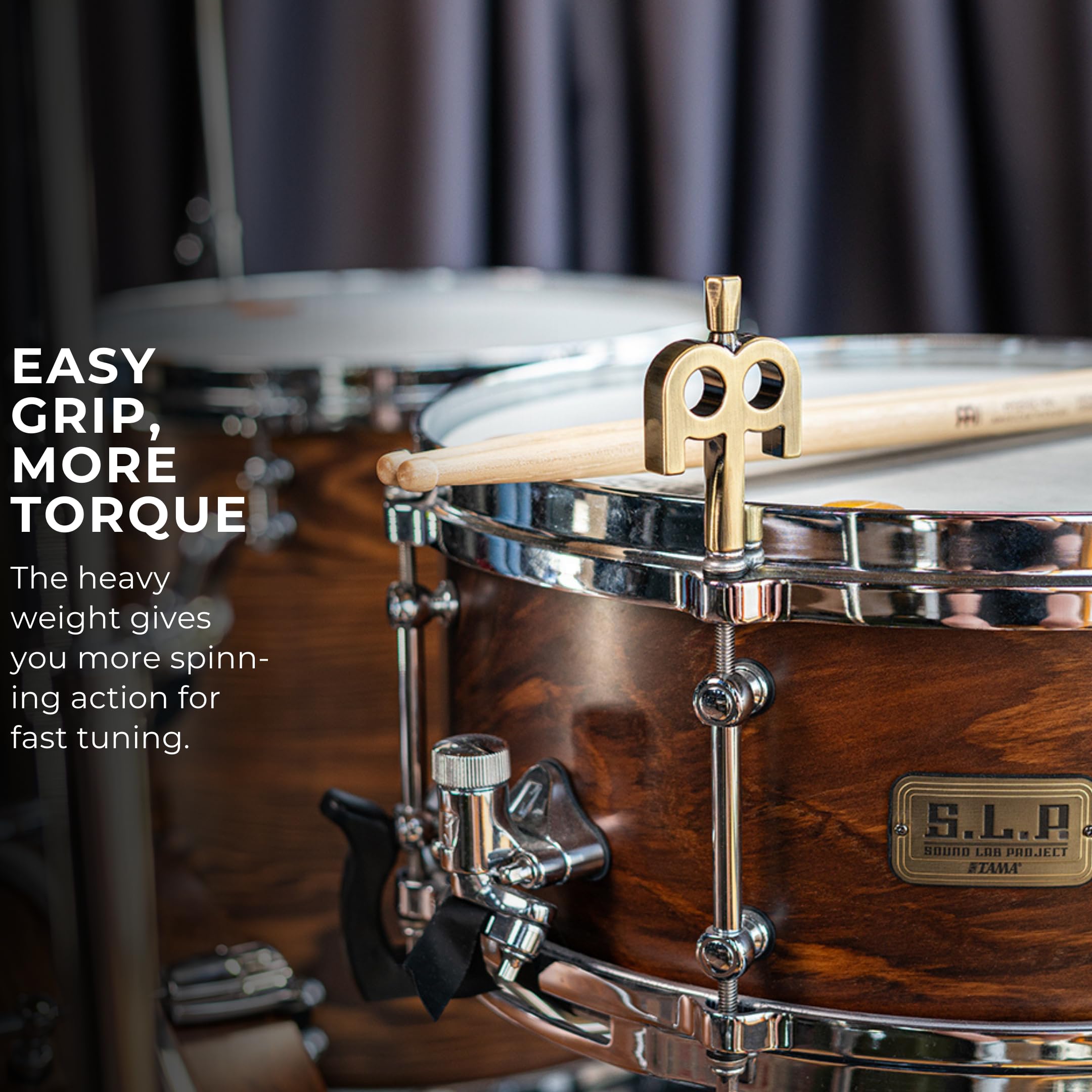 Meinl Stick & Brush Kinetic Drum Key With Extra Weight For Torque And Stability (Sb510)