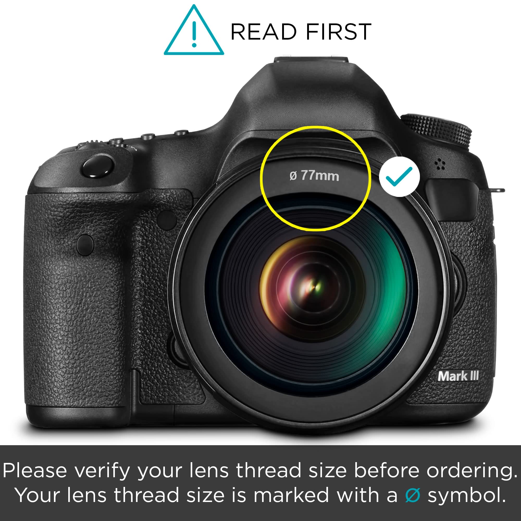 Altura Photo 77Mm Lens Cap   2 Pack Canon Lens Cap Cover For Canon Ef 24 105Mm F4L, Ef 24 70Mm F4L, Ef 16 35Mm F4L, Nikon Af S 2