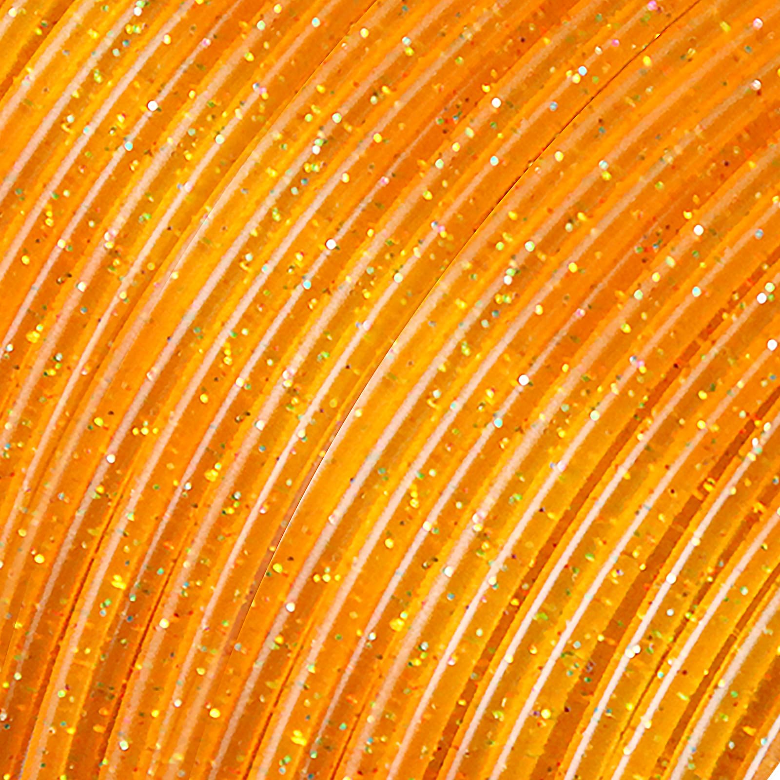 Isanmate 3D Printer Filament, Transparent Glitter Orange Pla Filament 1.75 Mm, 3D Printing Filament 1Kg/2.2Lb
