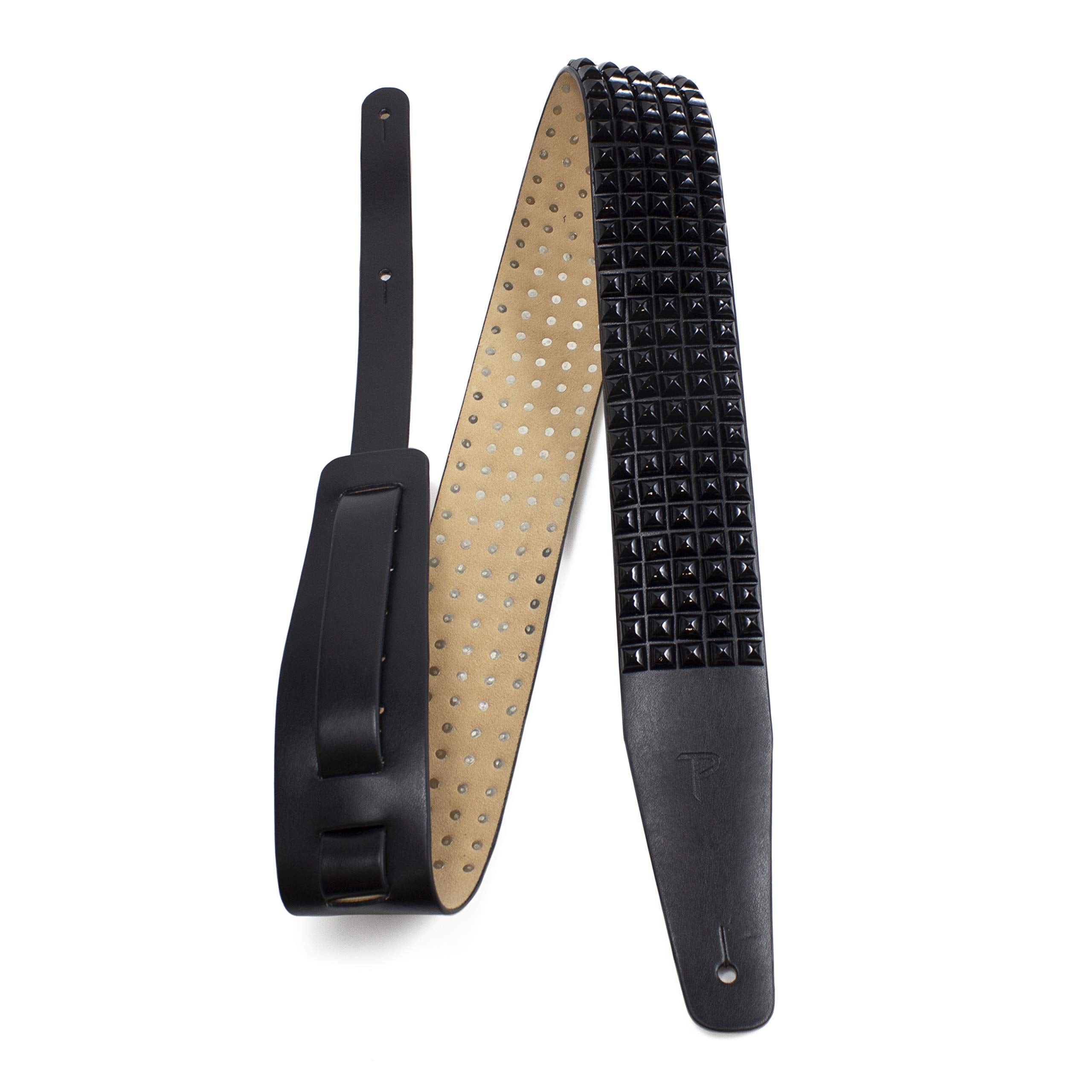 Perri'S Leathers Ltd.   Studded Leather Guitar Strap   Adjustable Guitar Strap From 41    To 56? For Electric, Acoustic, Bass Gu