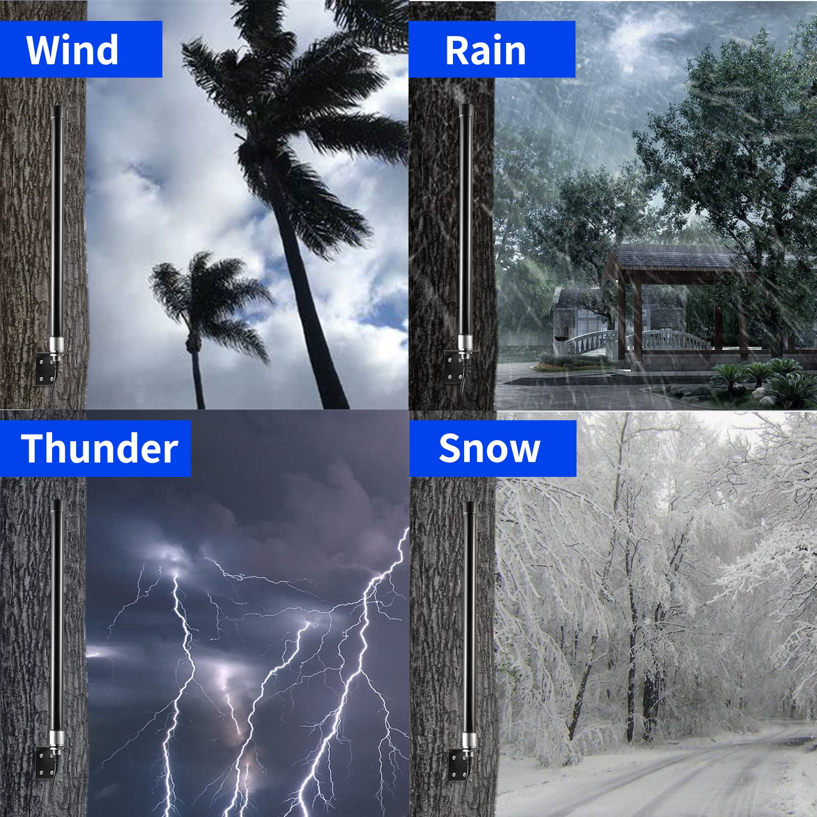 10Dbi Long Range Dual Band Wifi 2.4Ghz 5Ghz Fiberglass Antenna For Wifi Router Pci E Network Card Repeater Wireless Reolink Secu