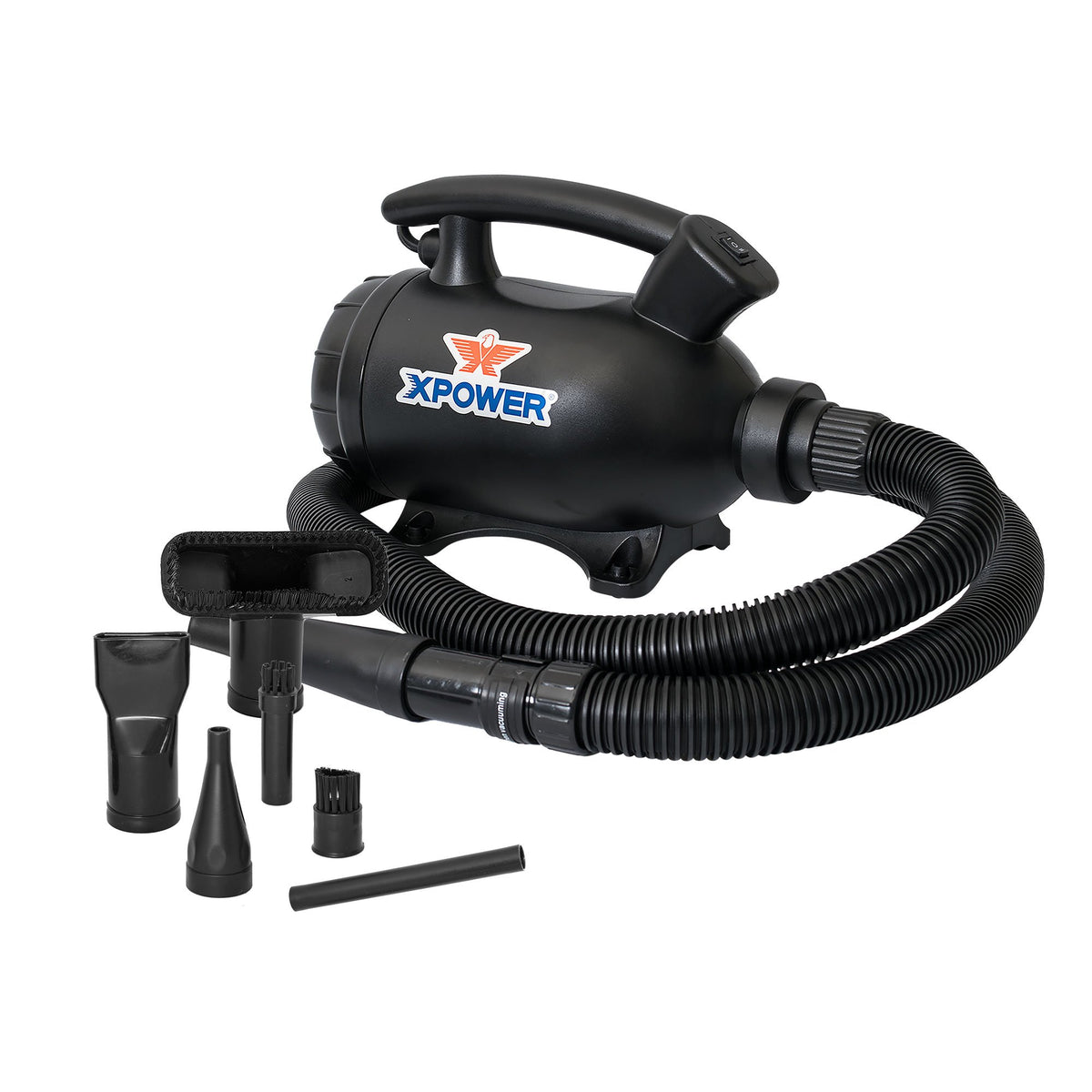 Xpower A 5 Electric Air Duster For Dusting, Drying, Inflating, Blowing, Vacuuming, Car Detailing, Computer, Leaf Blowing, 100 Cf