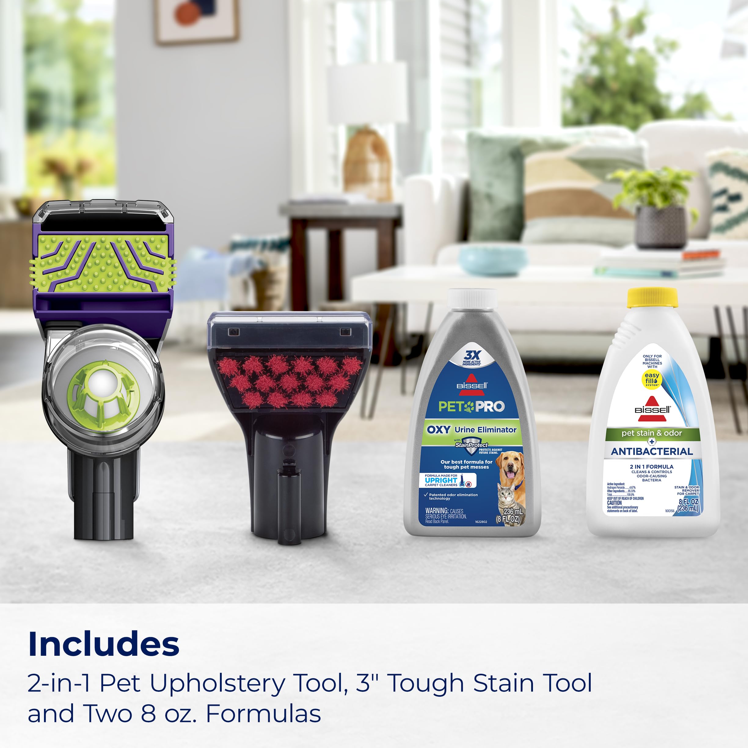 Bissell Proheat 2X Revolution Pet Pro Plus, 3588F, Upright Deep Cleaner, 30 Minute Dry Time, Dual Dirt Lifter Powerbrush, Hose & Tool Attachment, Pet Upholstery Tool And Tough Stain Tool Included