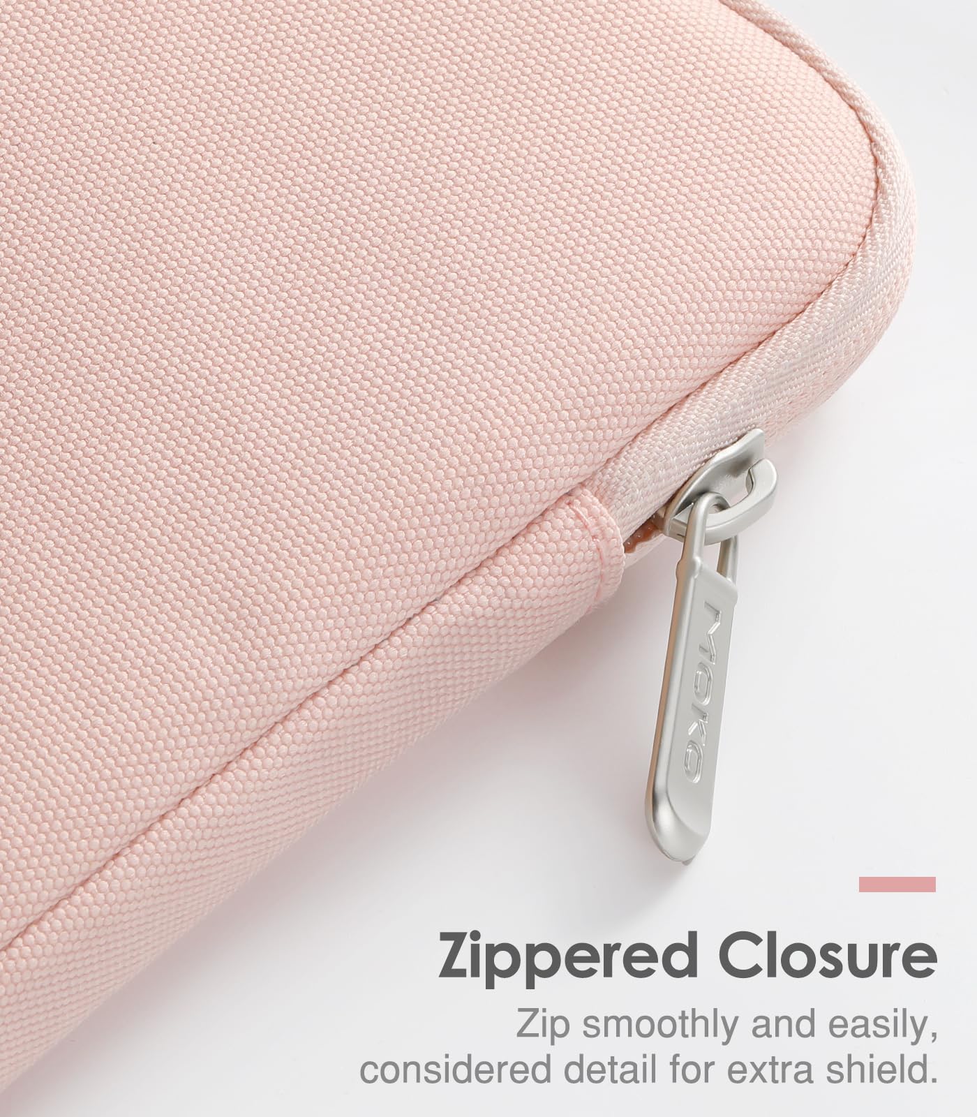 Moko 6 7 Inch Kindle Sleeve Bag, Protective Nylon Cover Compatible with Kindle Paperwhite 2021, Fire 7 2022, All New Kindle/Kids (11th Generation) 2022, Kindle Oasis E Reader, Pink