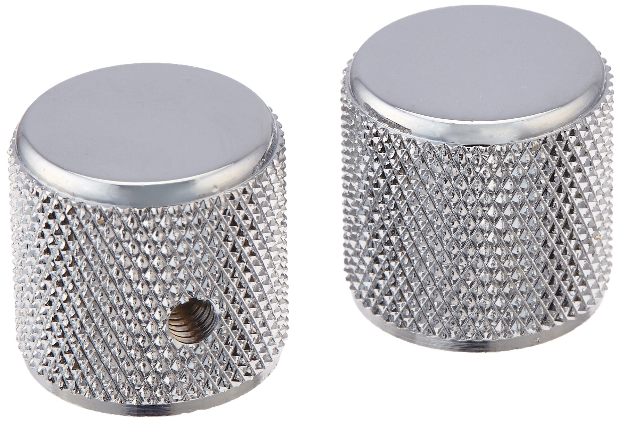 Fender Telecaster/Precision Bass Knobs   Knurled Chrome