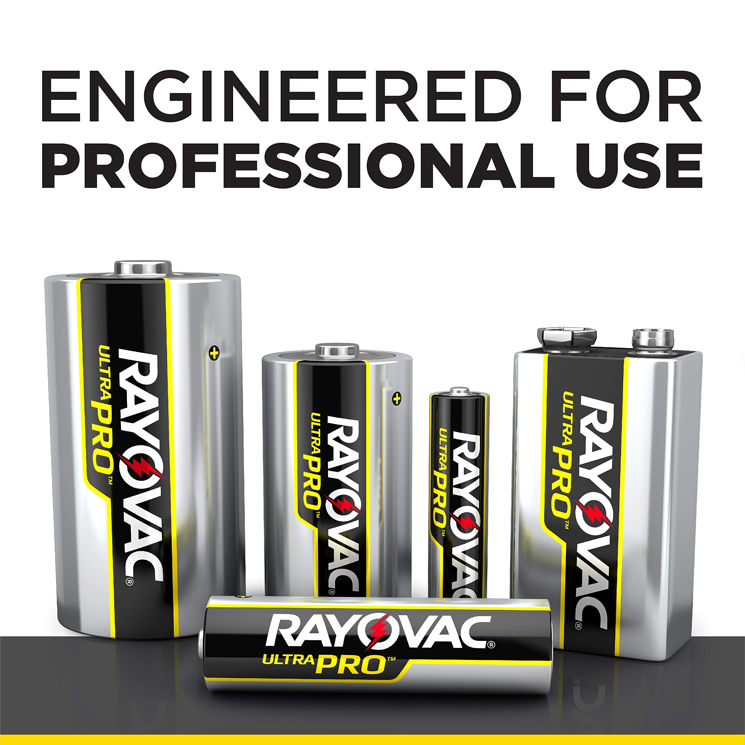 Ultra Pro Alkaline Batteries, 9V, 6/Pack6
