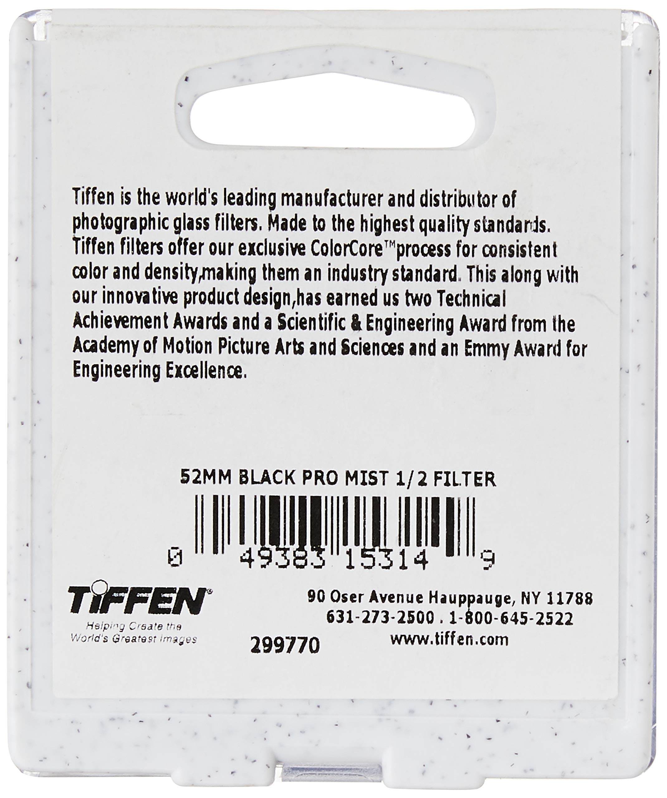 Tiffen 52Bpm12 52Mm Black Pro Mist 1/2 Filter