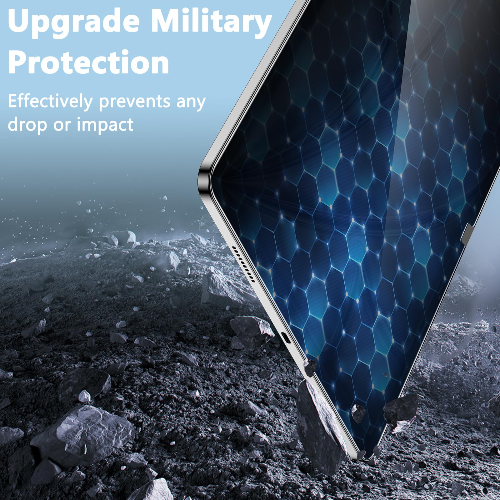 Wyqltd Privacy Screen Protector For Ipad Air 11 Inch 2024/ Ipad Air 6Th Generation, Anti Spy 9H Tempered Glass, Anti Scratch, Bu