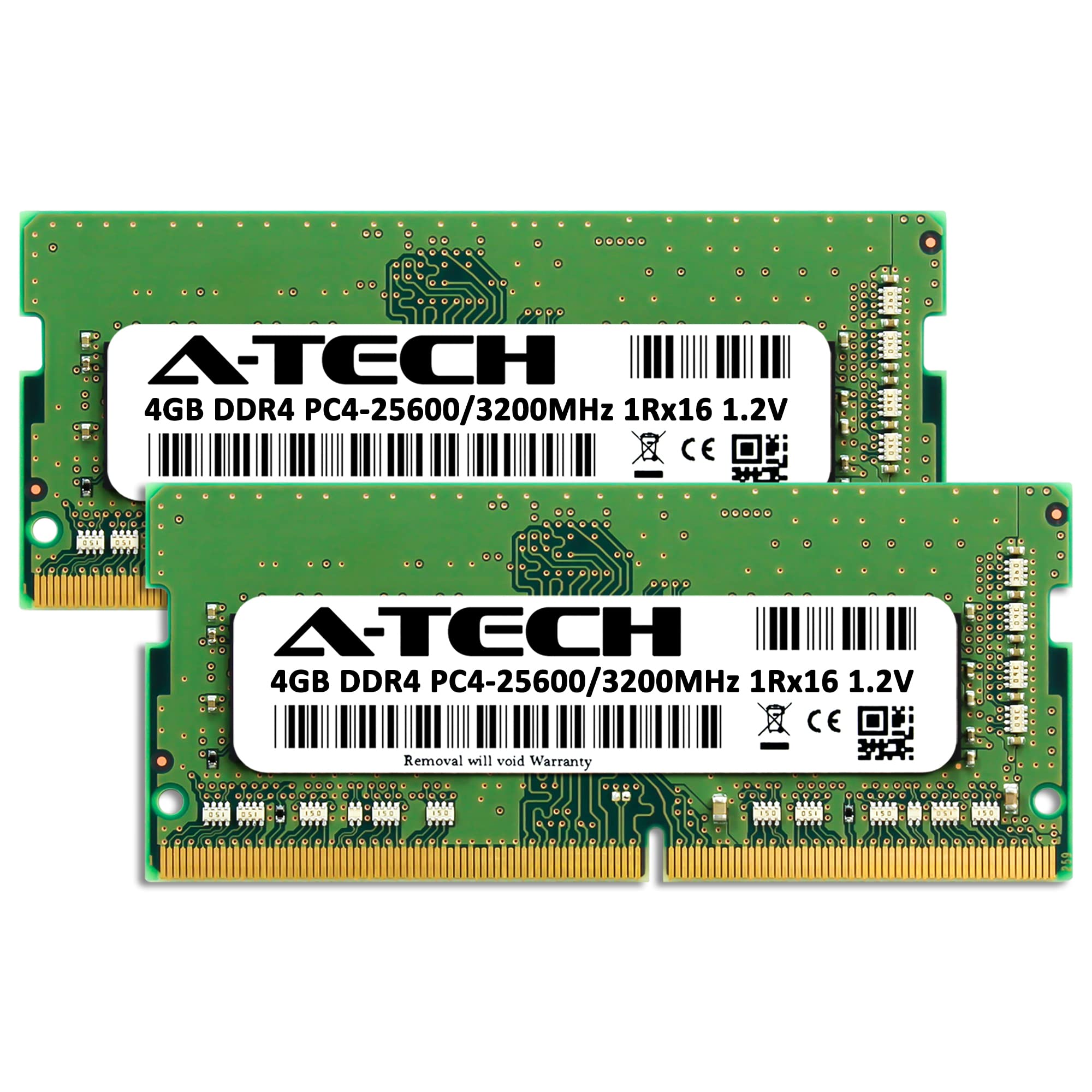 A Tech 8Gb (2X4Gb) Ddr4 3200 Mhz Sodimm Pc4 25600 (Pc4 3200Aa) Cl22 Non Ecc Laptop Ram Memory Modules