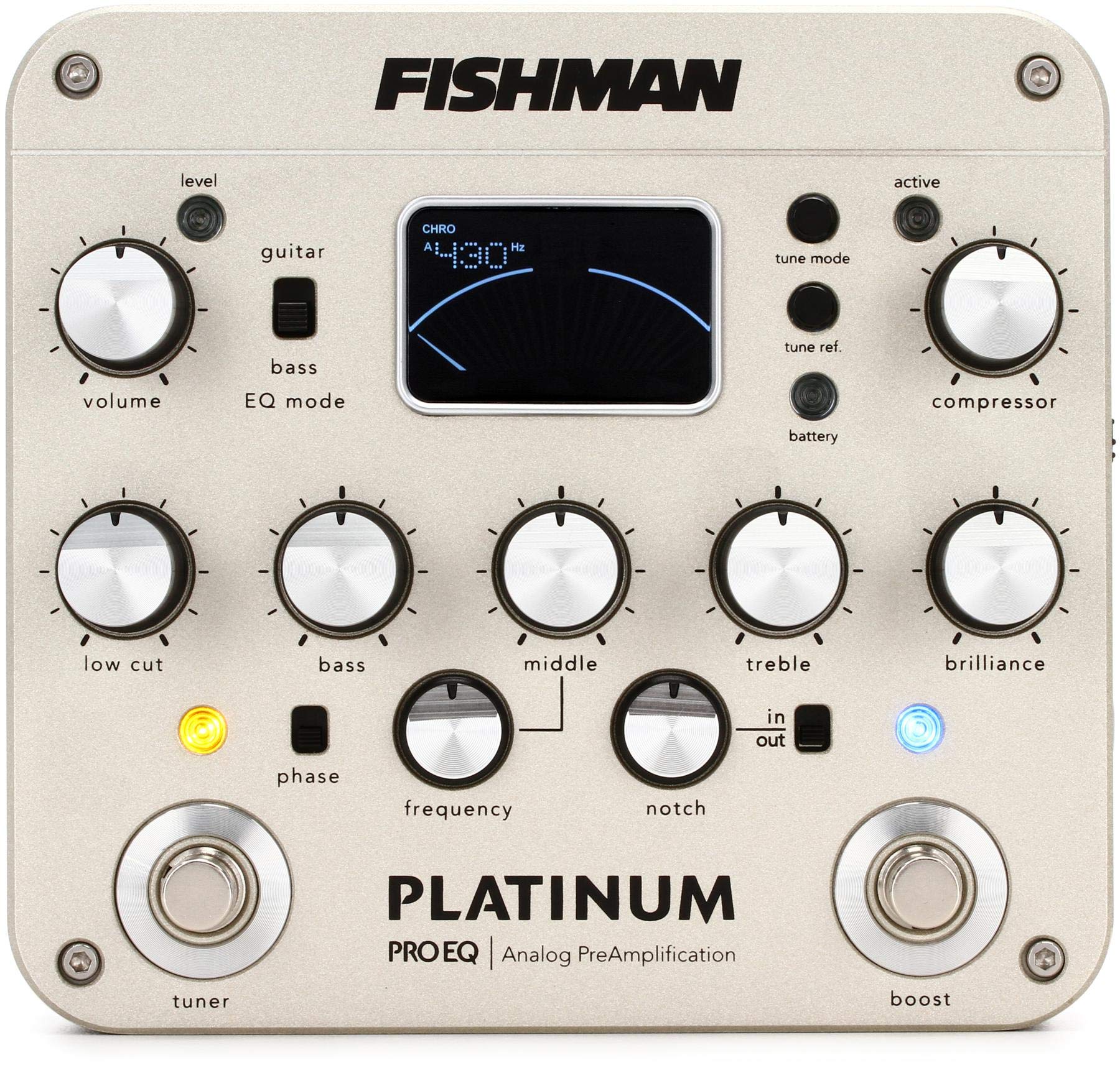 Fishman Platinum Pro Eq Di Analog Preamp Pedal