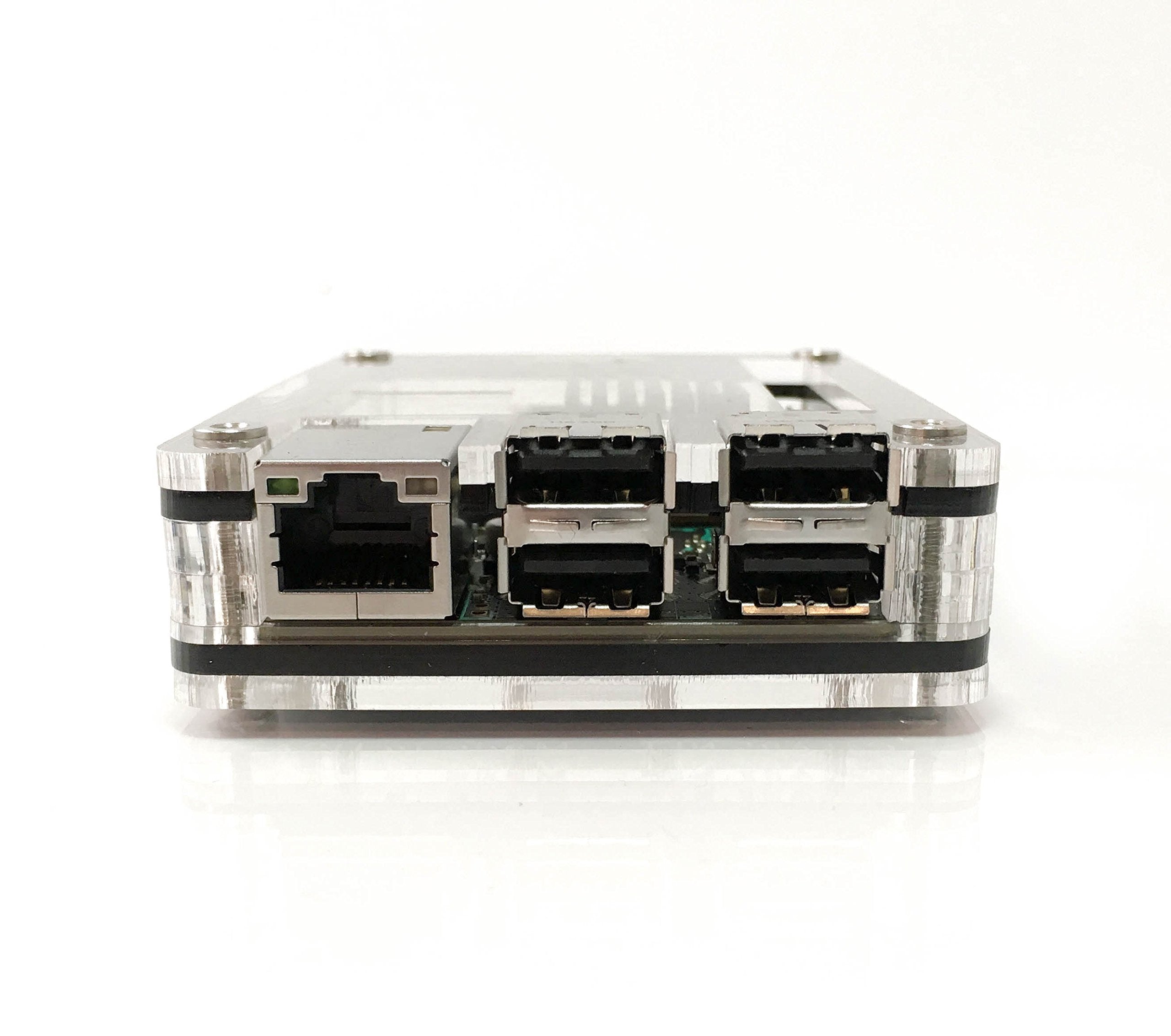 Zebra Black Ice Case For The Asus Tinker Board And Tinker Board S By C4Labs